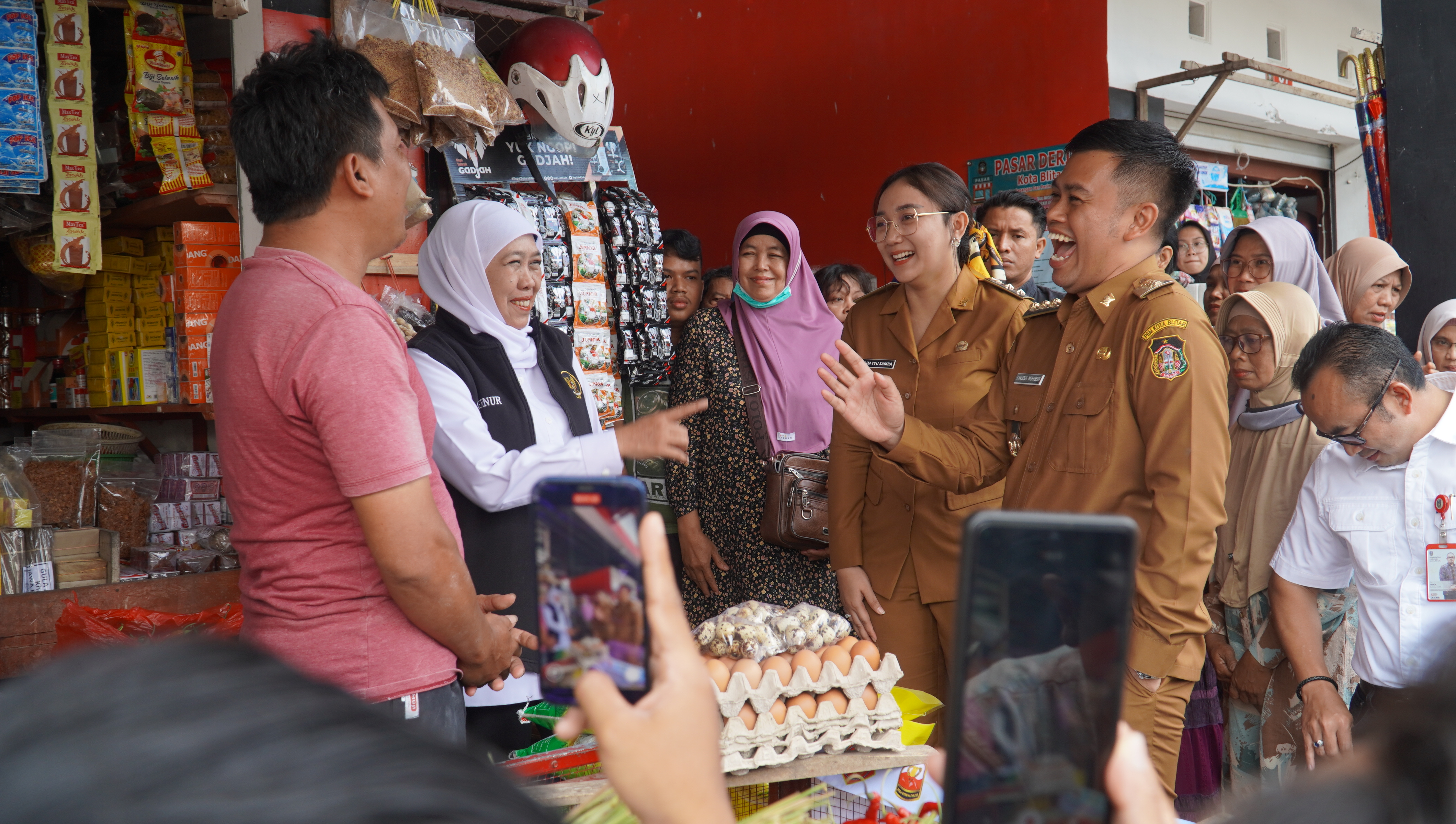 26 Agusus 2025- Menerima Kunjungan Gubenur Jatim di Pasar PON