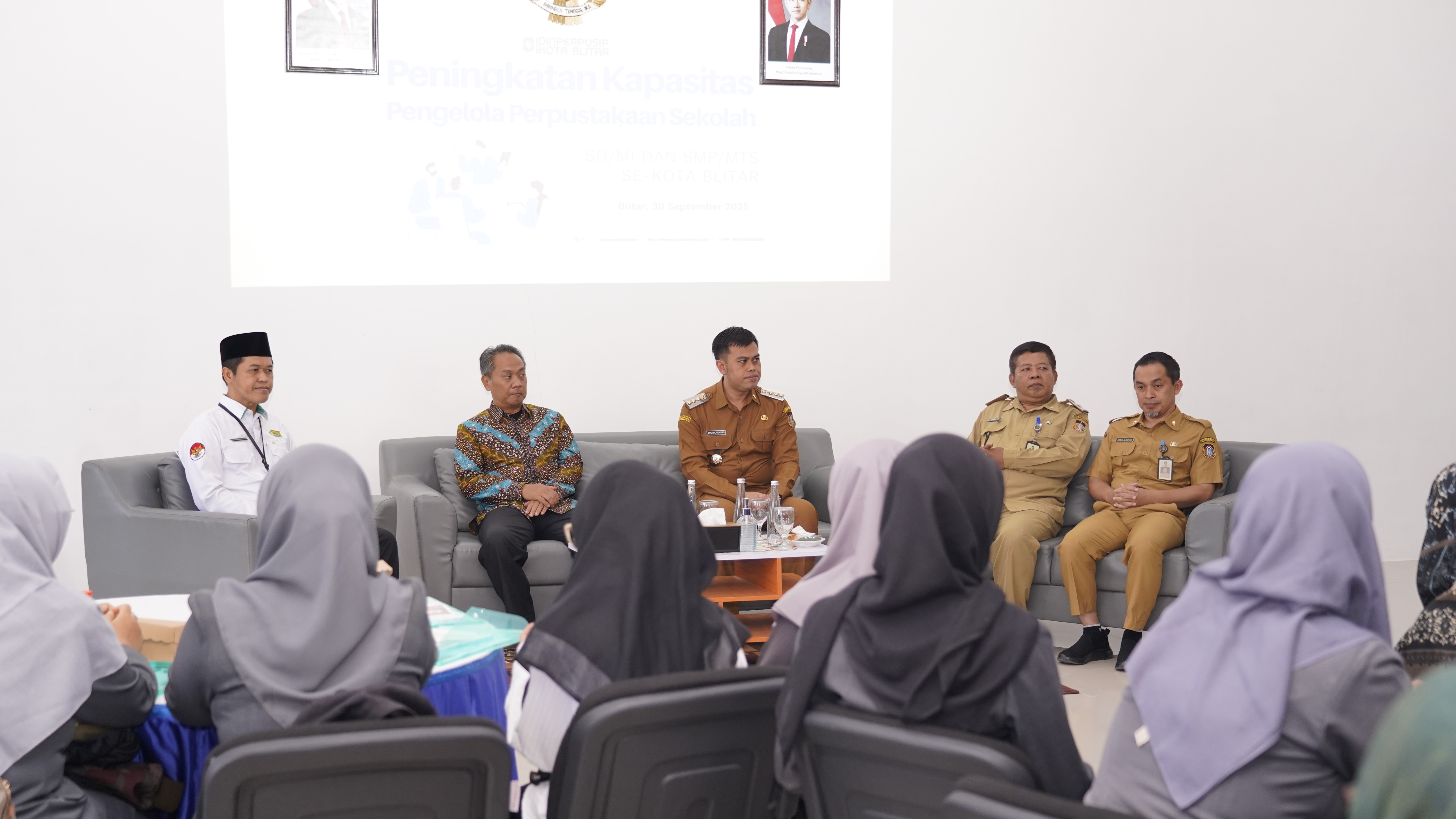 30 September 2025- Peningkatan Kapasitas Pengelola Perpustkaan Sekolah SD MI &amp;amp; SMP MTs se-Kota Blitar