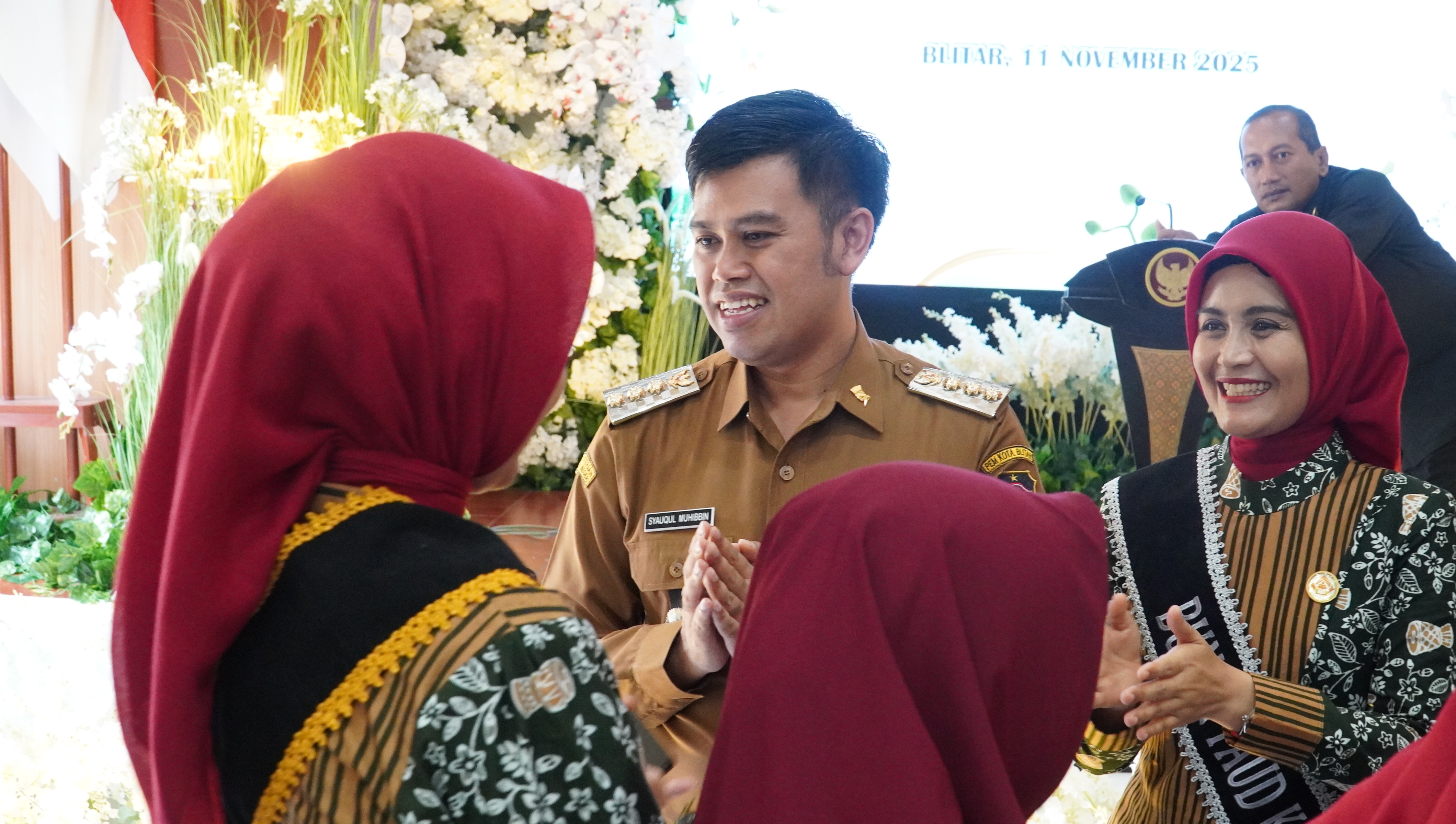 11 November 2025 - Pengukuhan BUNDA PAUD Kota Blitar serta BUNDA KECAMATAN dan KELURAHAN se-Kota Blitar Tahun 2025 di Aula Dispendik