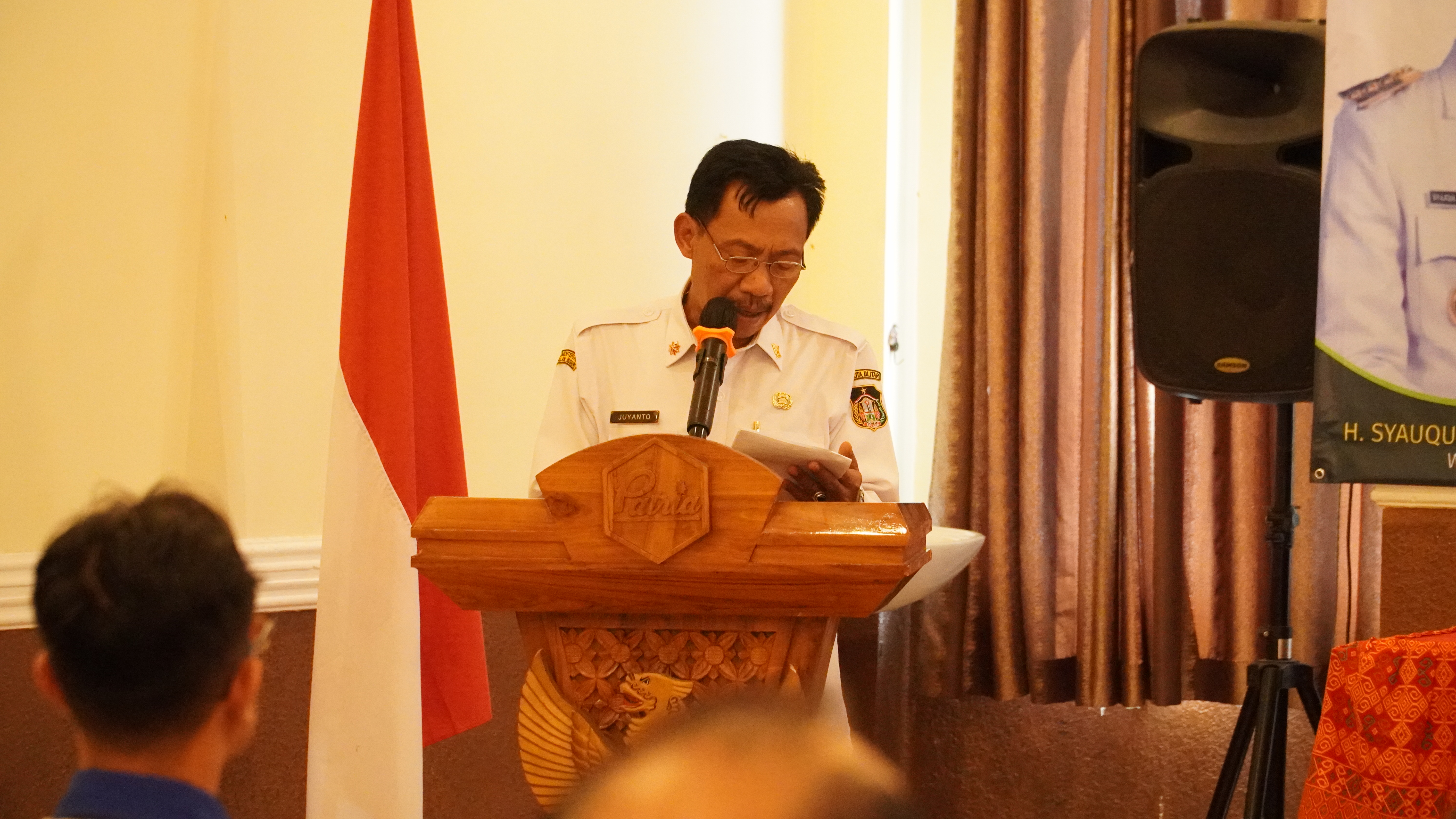 30 April 2025 - Pembukaan Sosialisasi Peraturan Ketenagakerjaan Tentang Pembuatan Peraturan Perusahaan di Ballroom Patria Plaza Hotel