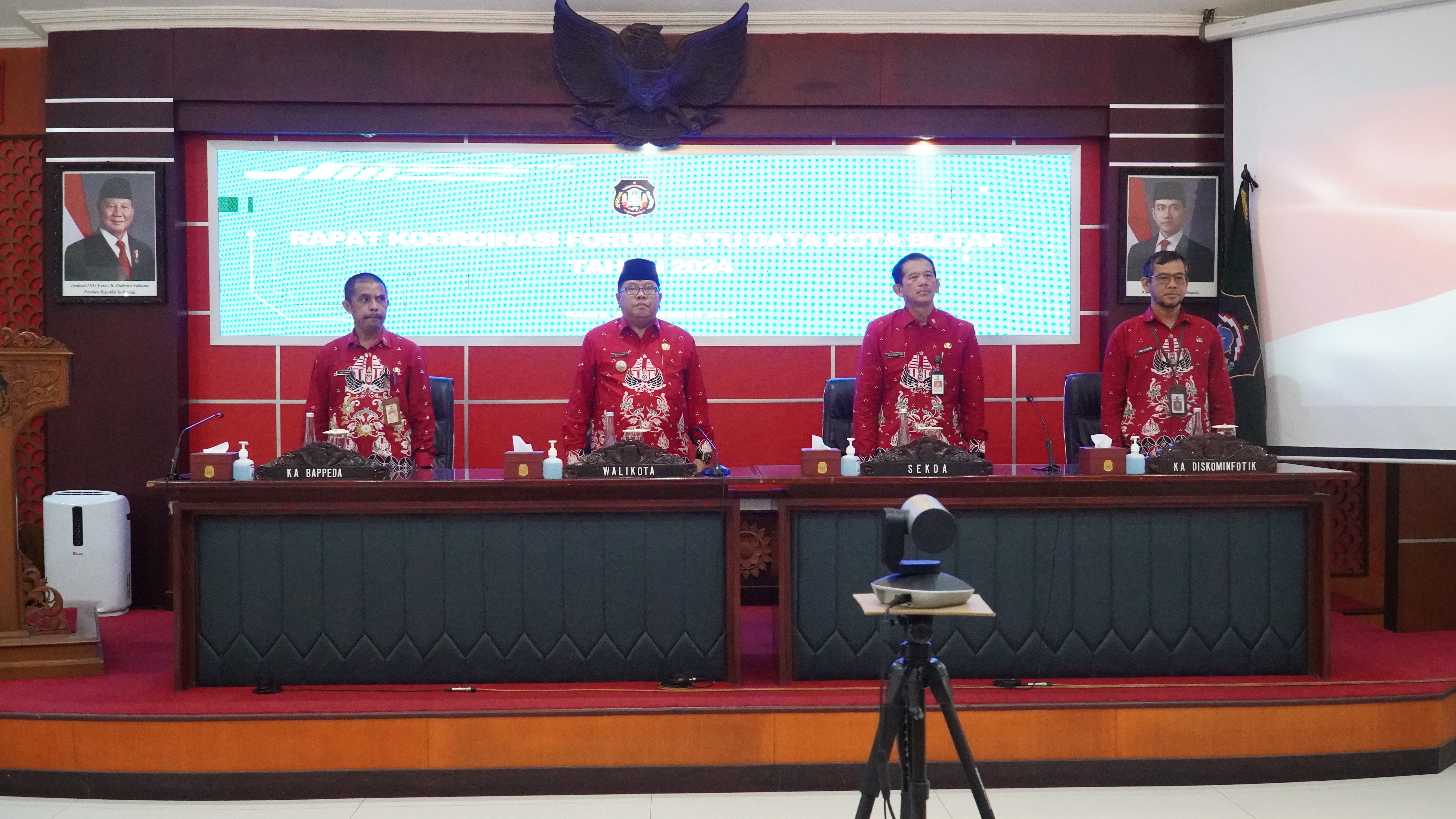 12 Desember 2024 - Rakor Forum Satu Data Kota Blitar Tahun 2024 secara hybrid