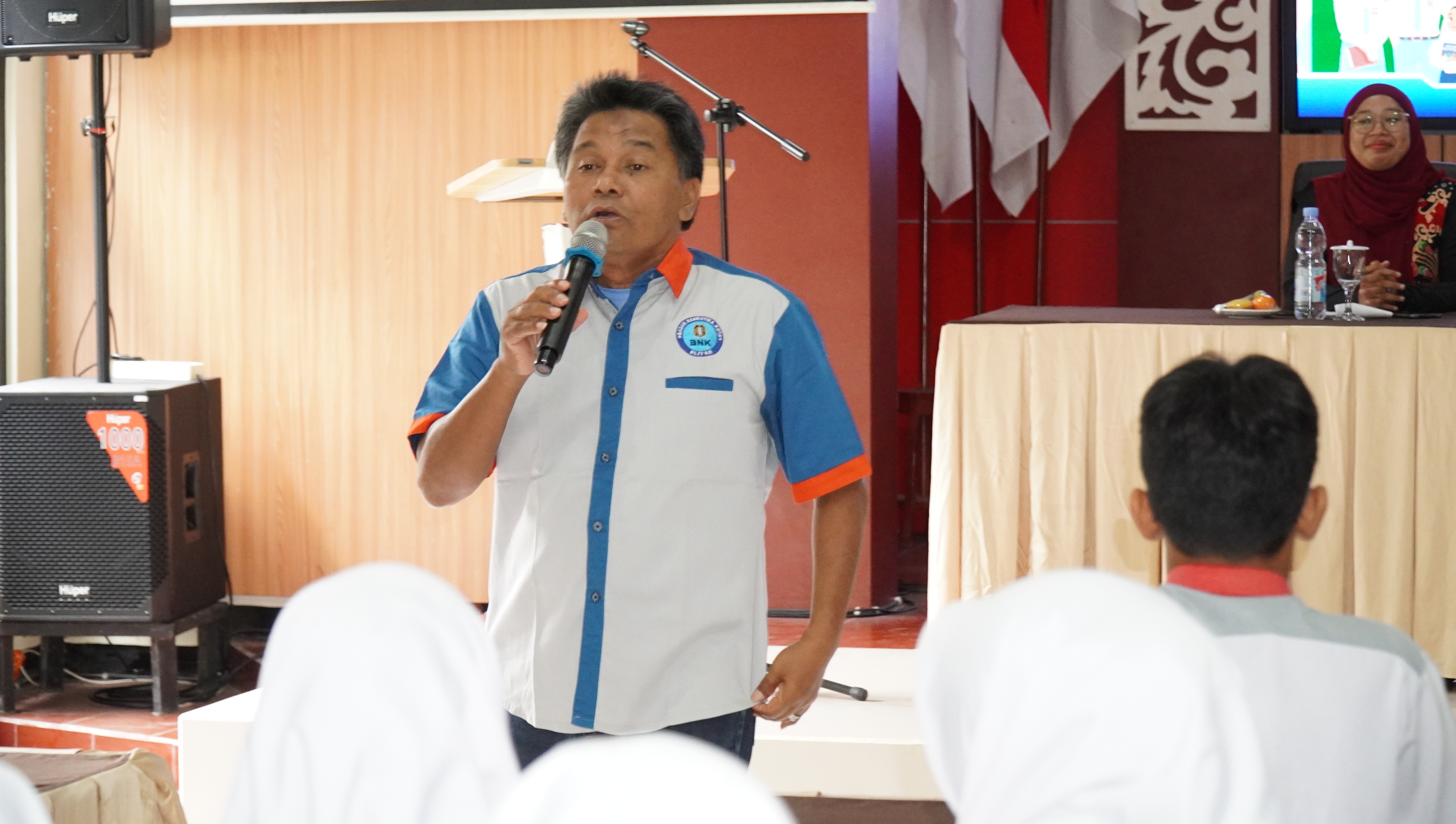 2 Desember 2025 - Sosialisasi Waspada Narkoba Bagi Santri &amp;amp; Pelajar Kota Blitar di Aula Sabha Kridha Wiyata Dispendik