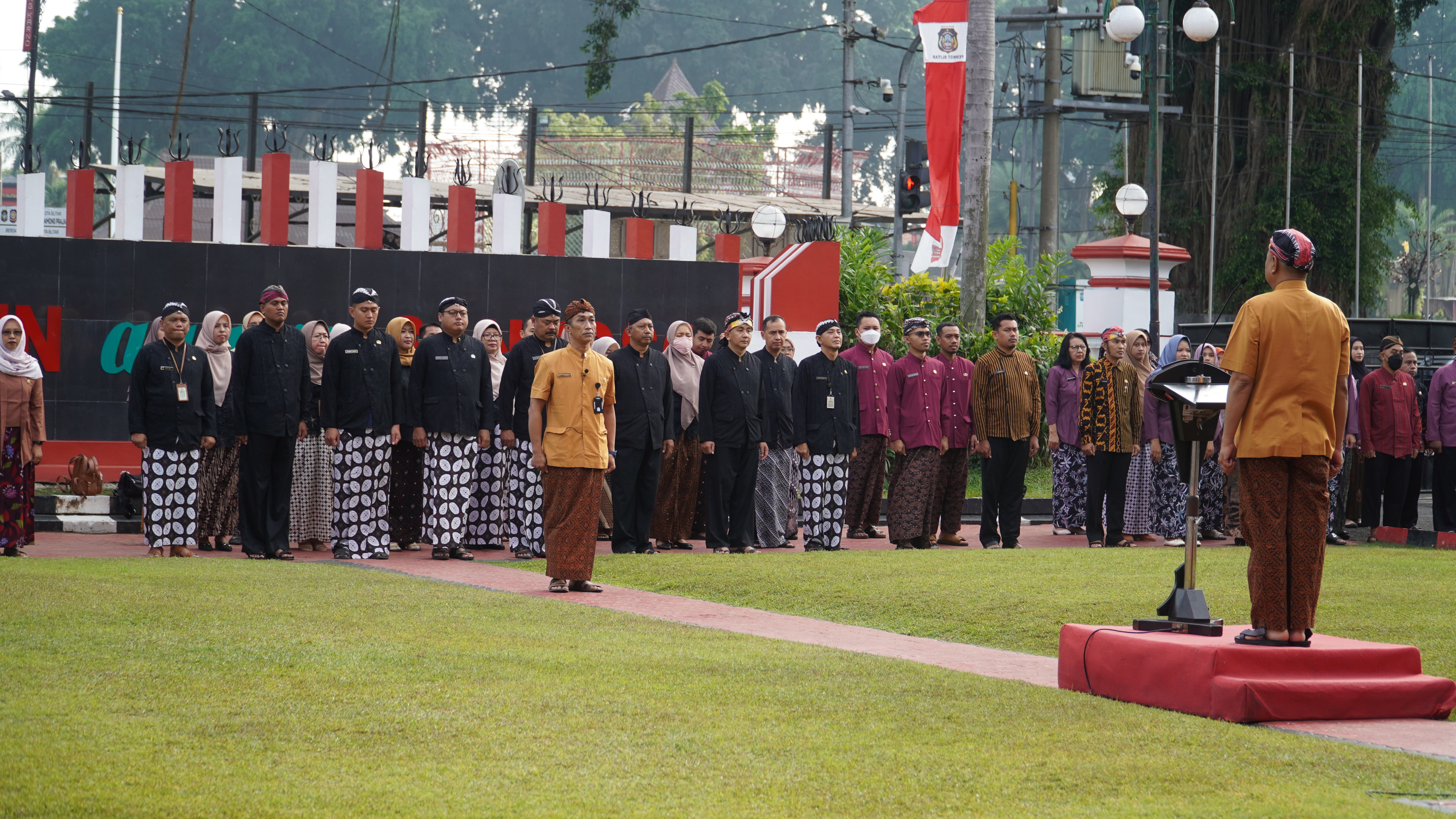 4 Agustus 2025-Apel Gabungan ASN PEMKOT BLITAR Kec.Kepanjenkidul
