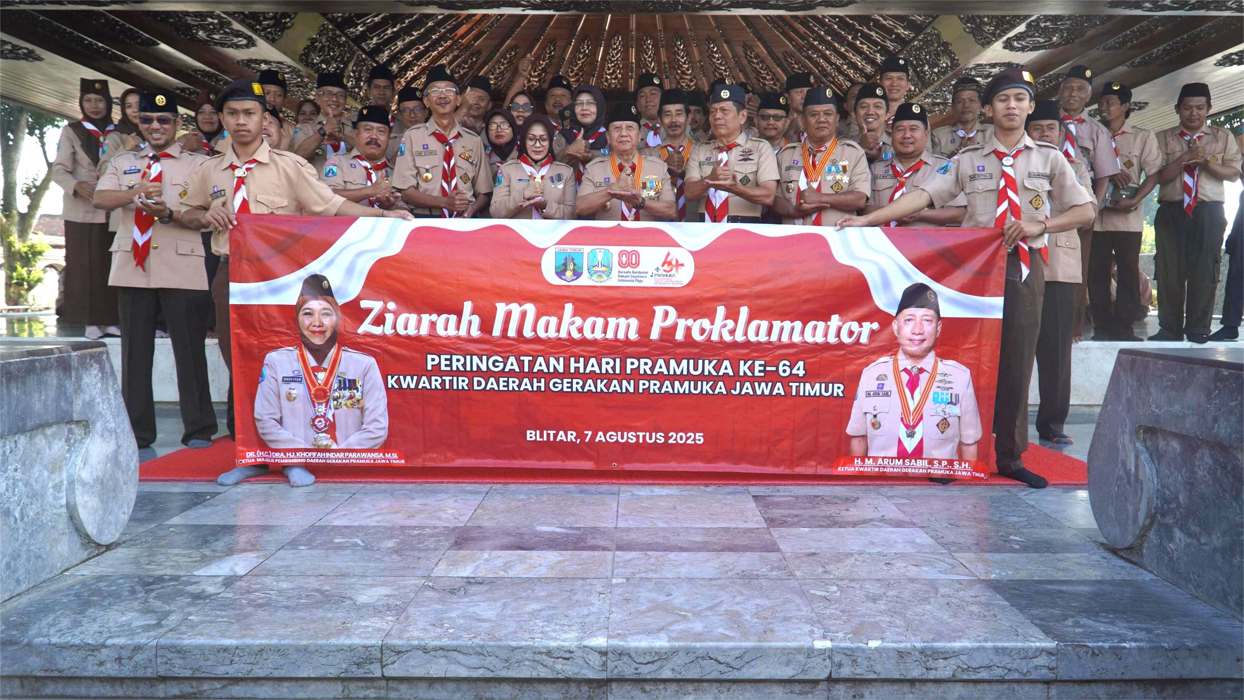 7 Agustus 2025-Ziarah Makam Bung Karno Peringatan Hari Pramuka Ke-64