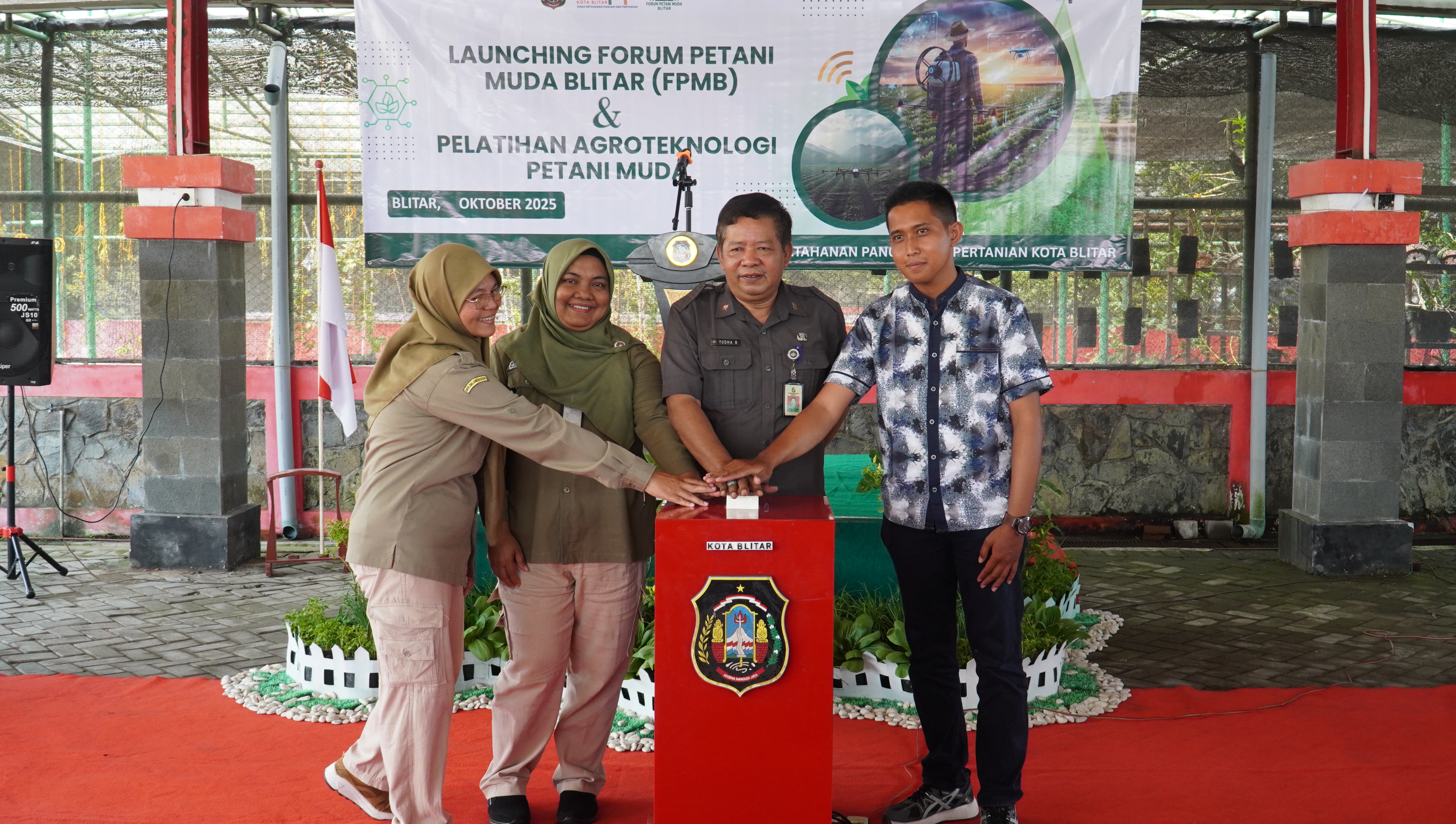 7 Oktober 2025- Launching FORUM PETANI MUDA KOTA BLITAR di Aula Kantor Dinas Pertanian