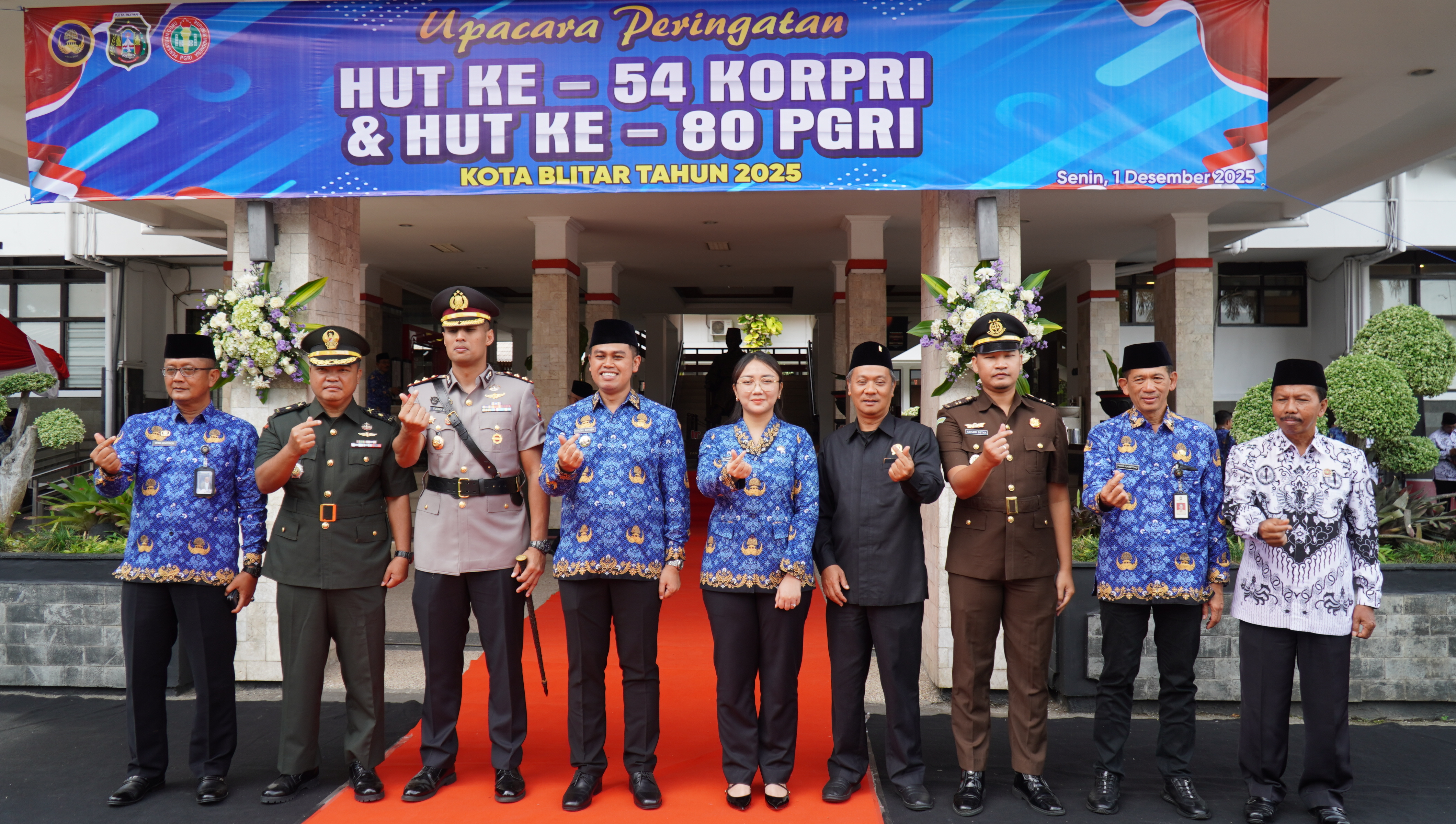 1 Desember 2025 - Upacara Ziarah di Makam Bung Karno HUT K-54 KORPRI &amp;amp; HUT K-80 PGRI