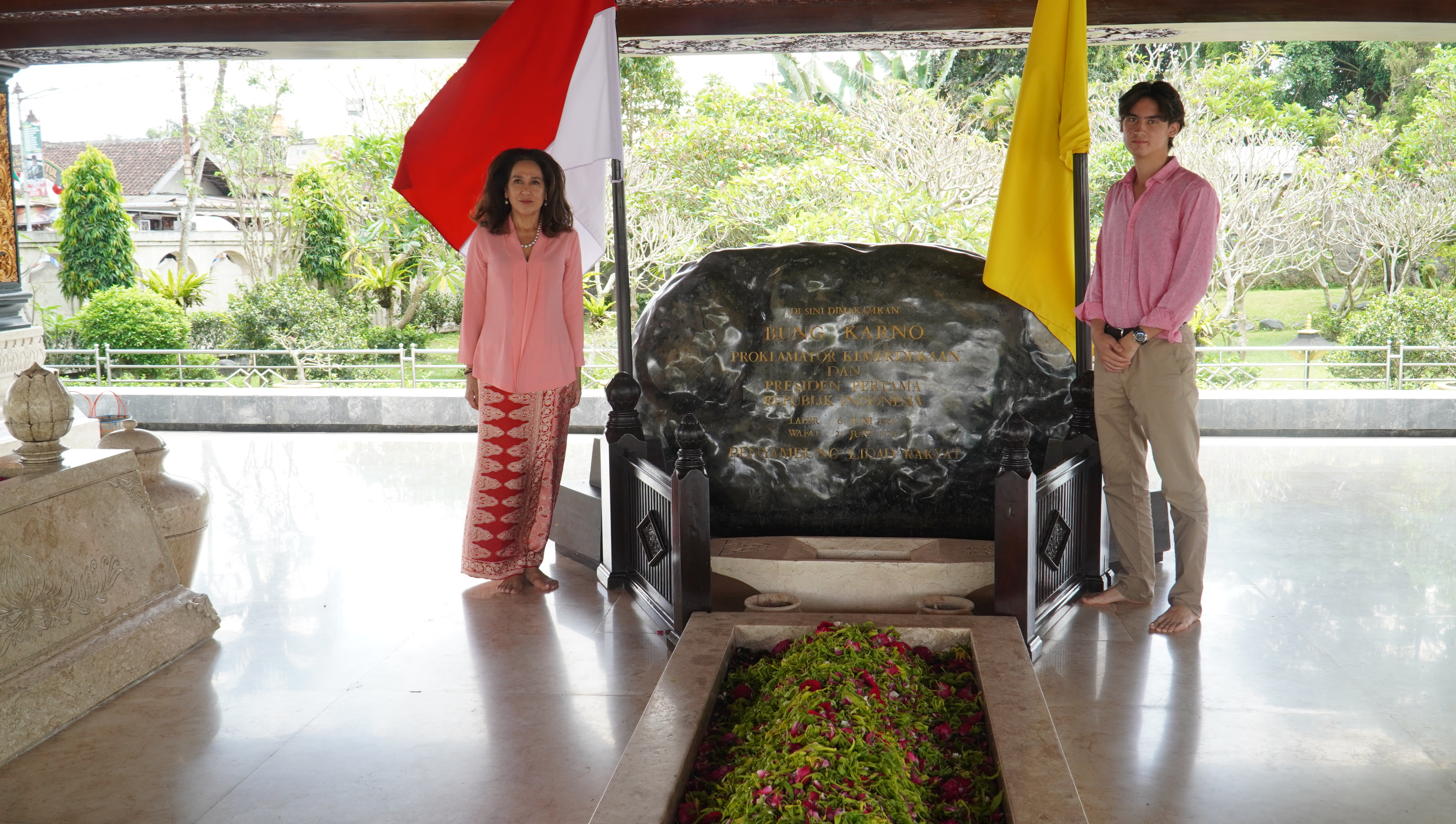 14 September 2025-Kunjungan Ziarah Ibu Kartika Sari Dewi Sukarno di Makam Bung Karno