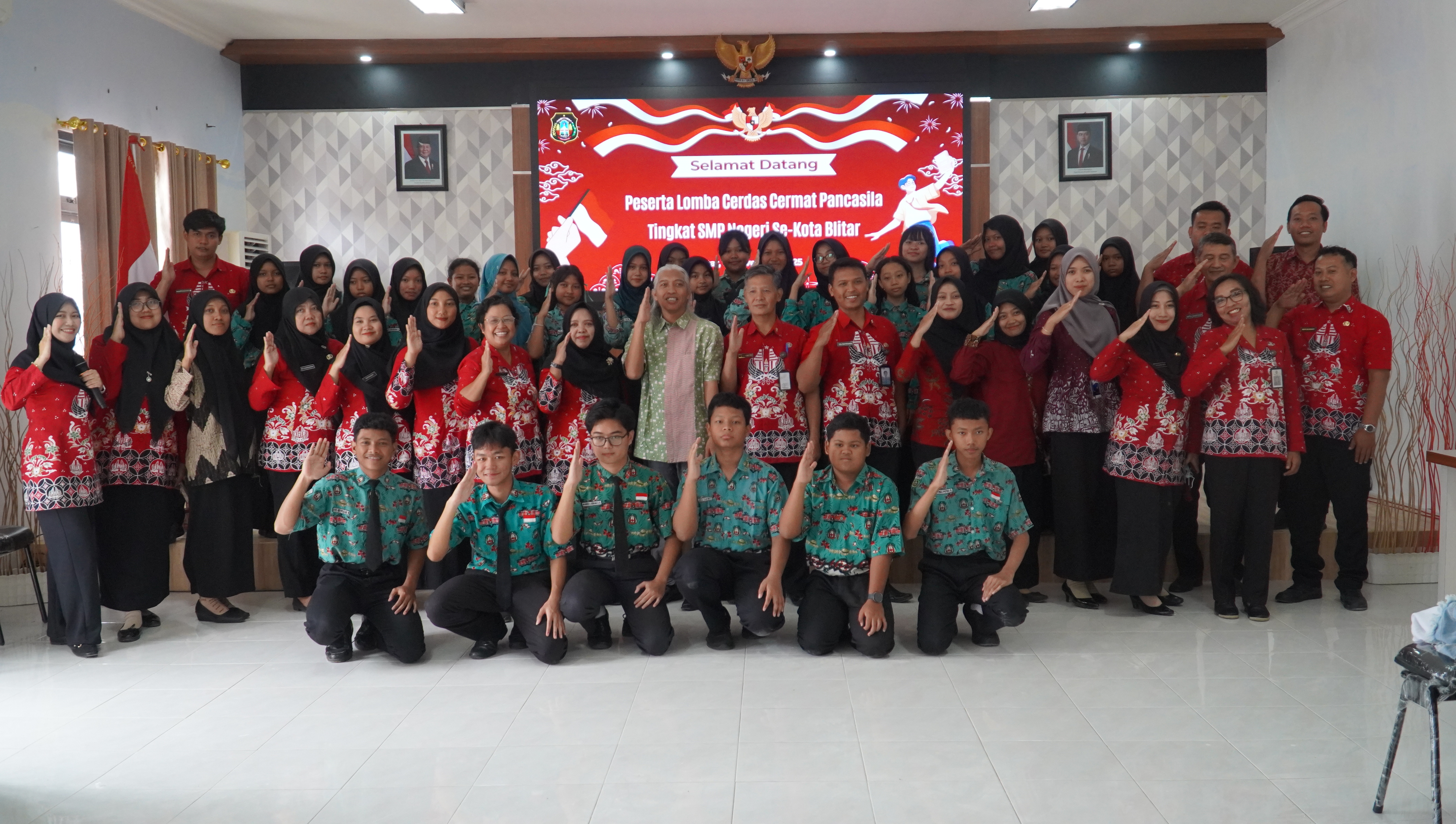 13 Novemer 2025- Lomba Cerdas Cermat PANCASILA tingkat SMP Negeri se-Kota Blitar