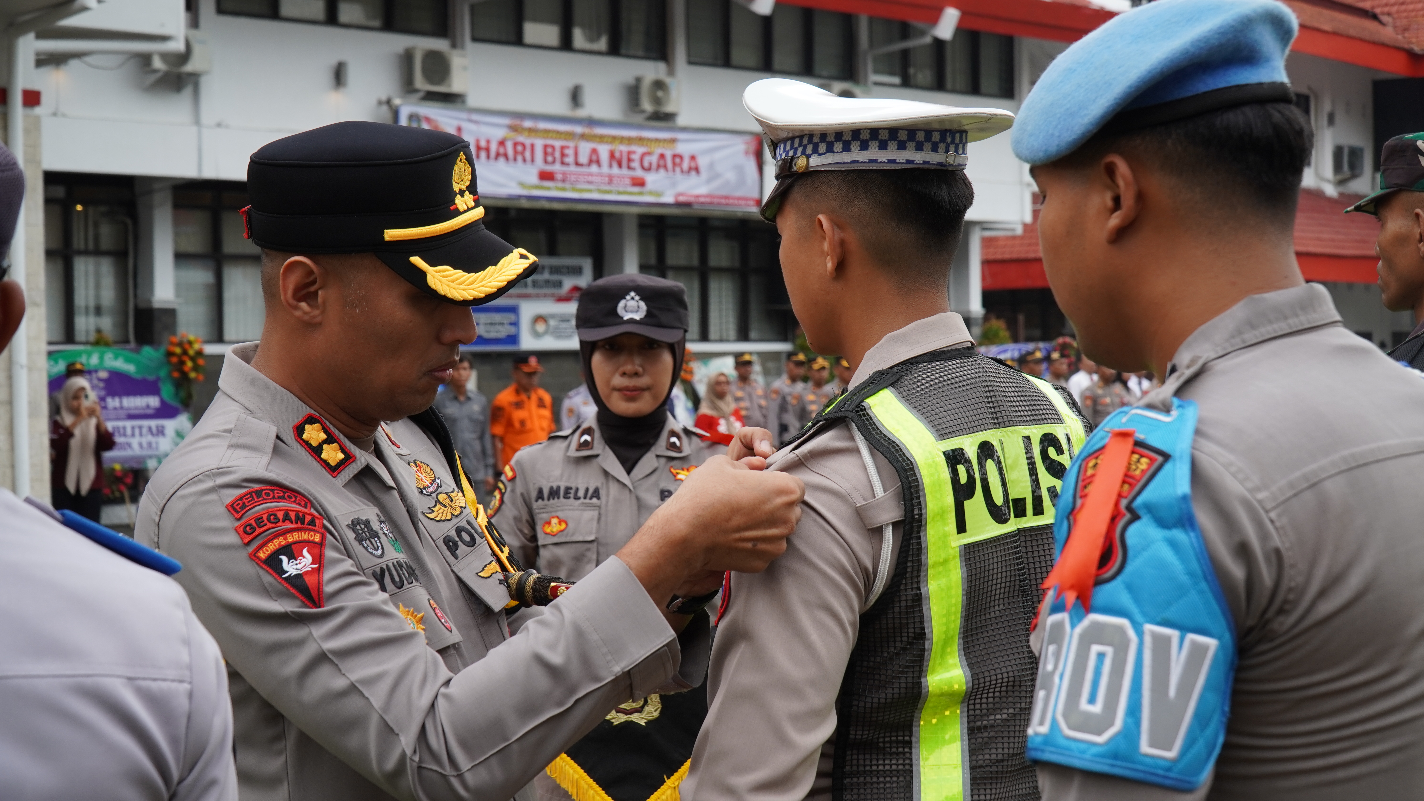 Apel Gelar Pasukan OPERASI LILIN SEMERU 2025 Polres Blitar Kota