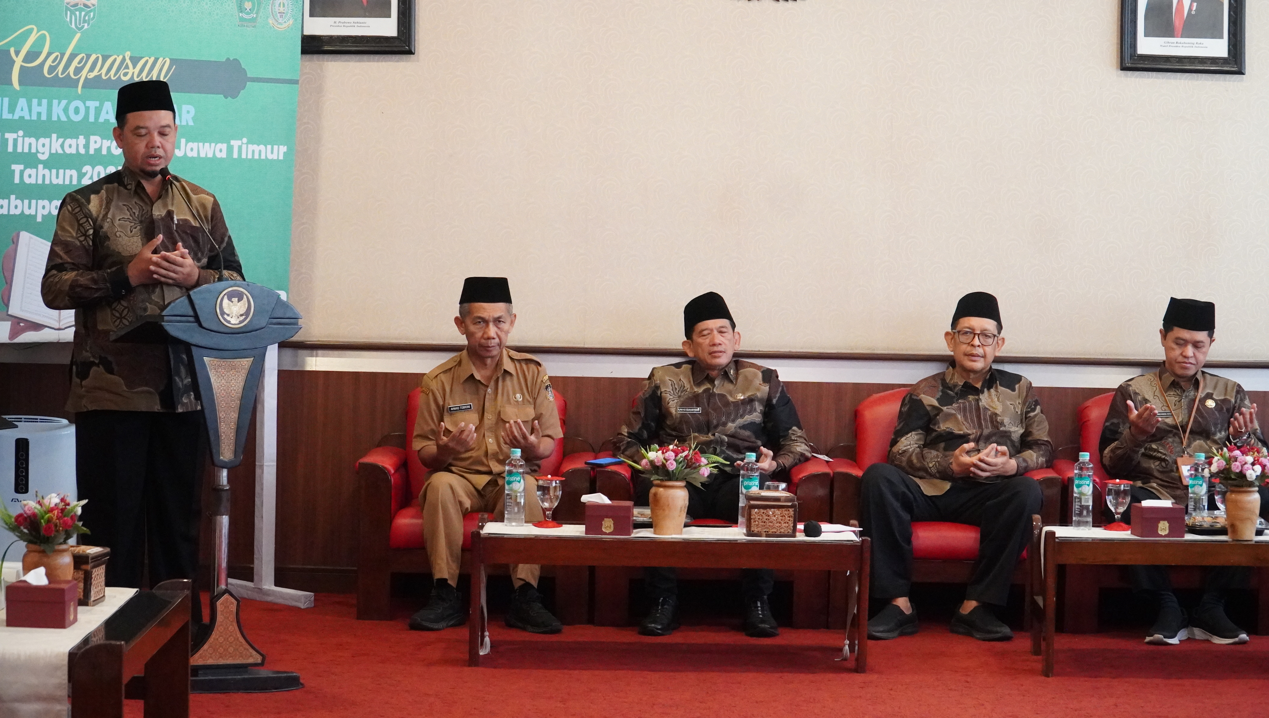 9 September 2025-Pelepasan Kafilah Kota Blitar pd MTQ Prov.Jatim XXXI (di Jember)