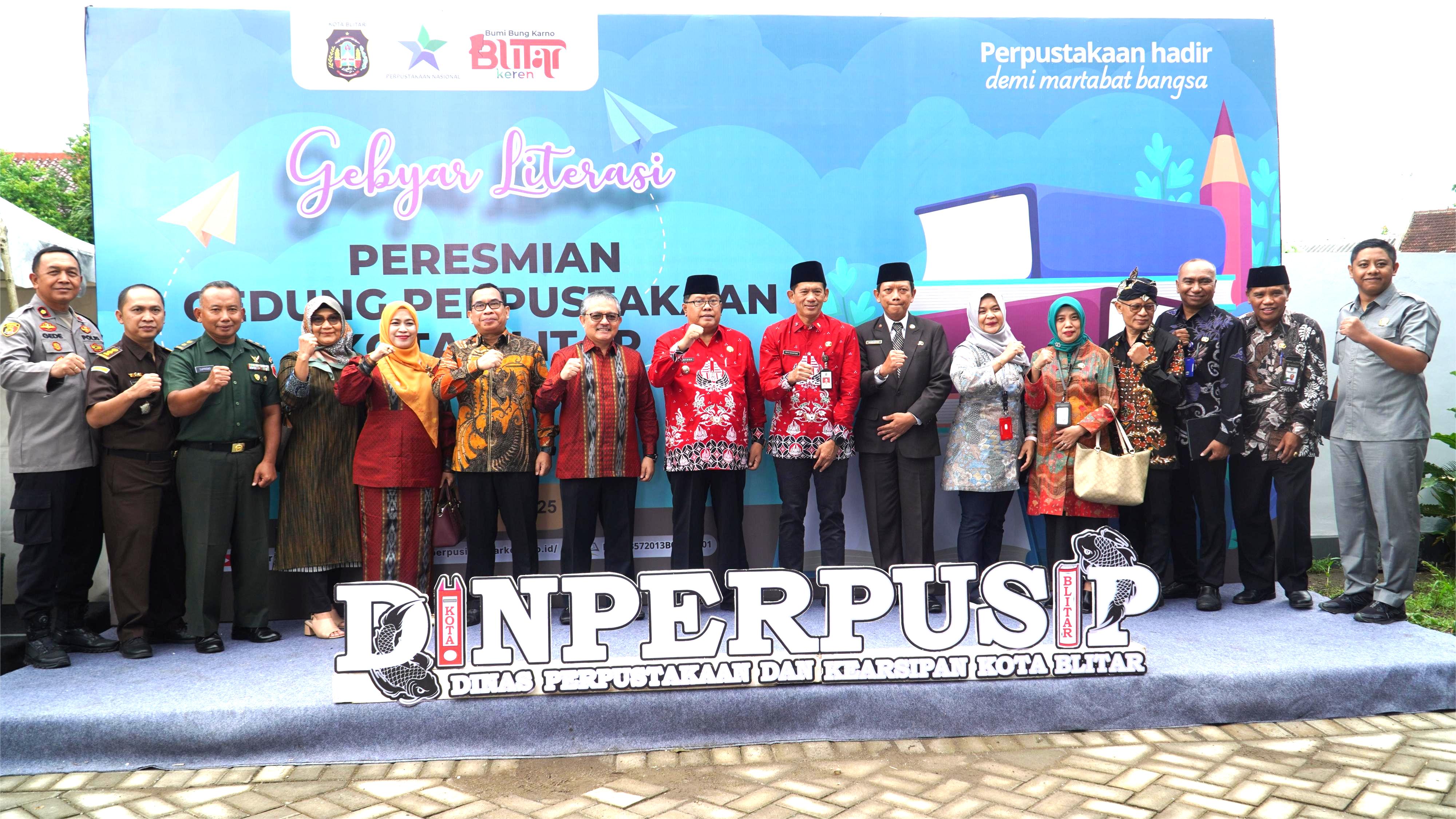 30 Januari 2025 - Gebyar Literasi dan Peresmian Gedung Baru Perpustakaan Kota Blitar di jalan Sumatra