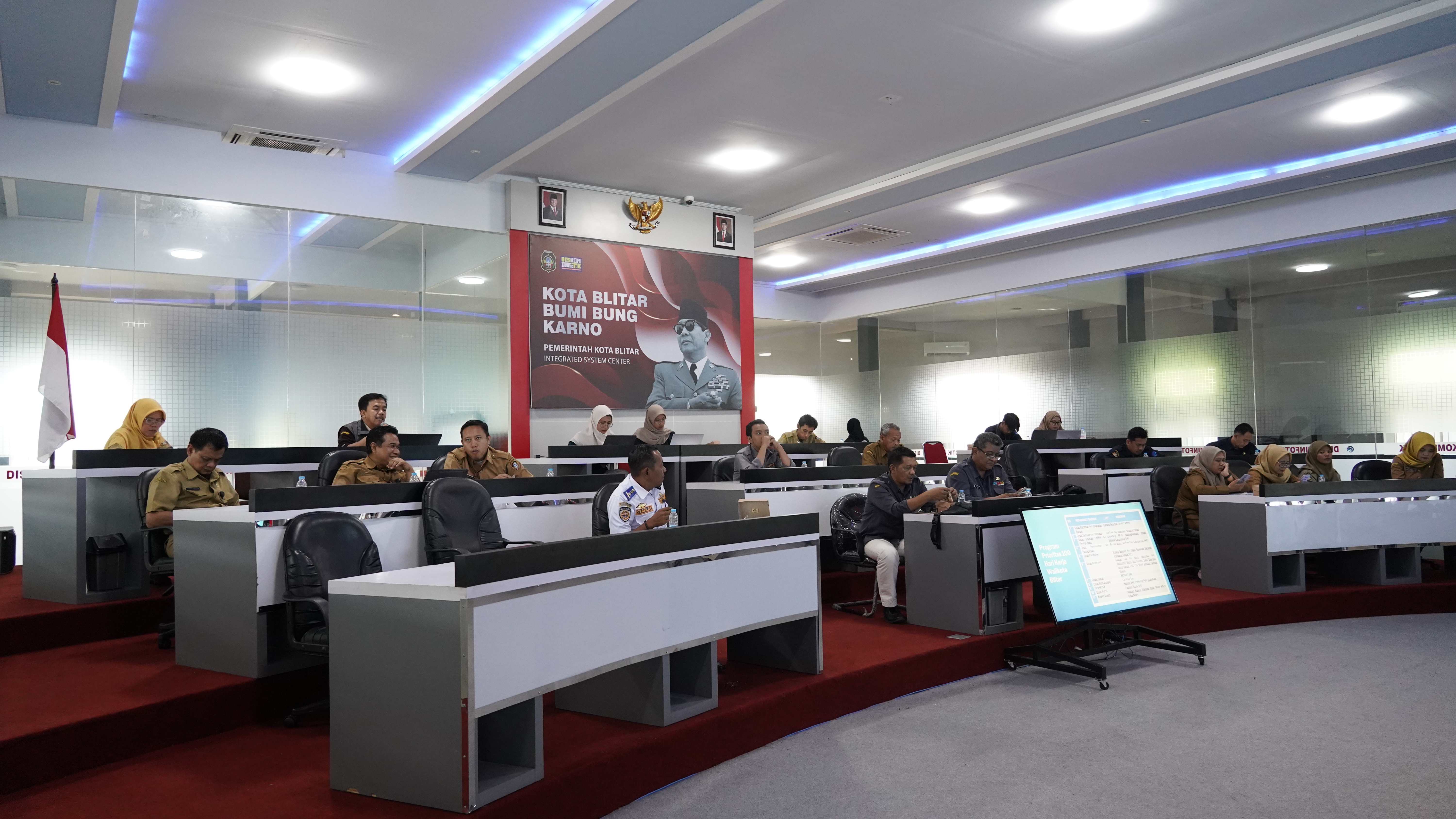 Rakor Monitoring OPINI  &amp;amp; STRAKOM Program 100 Hari Kerja Walikota Blitar