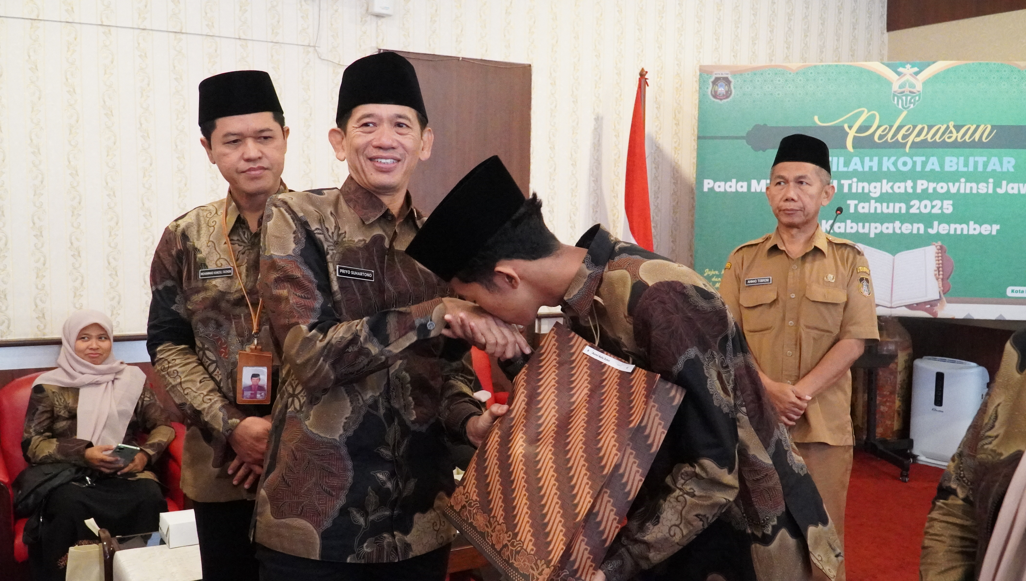9 September 2025-Pelepasan Kafilah Kota Blitar pd MTQ Prov.Jatim XXXI (di Jember)