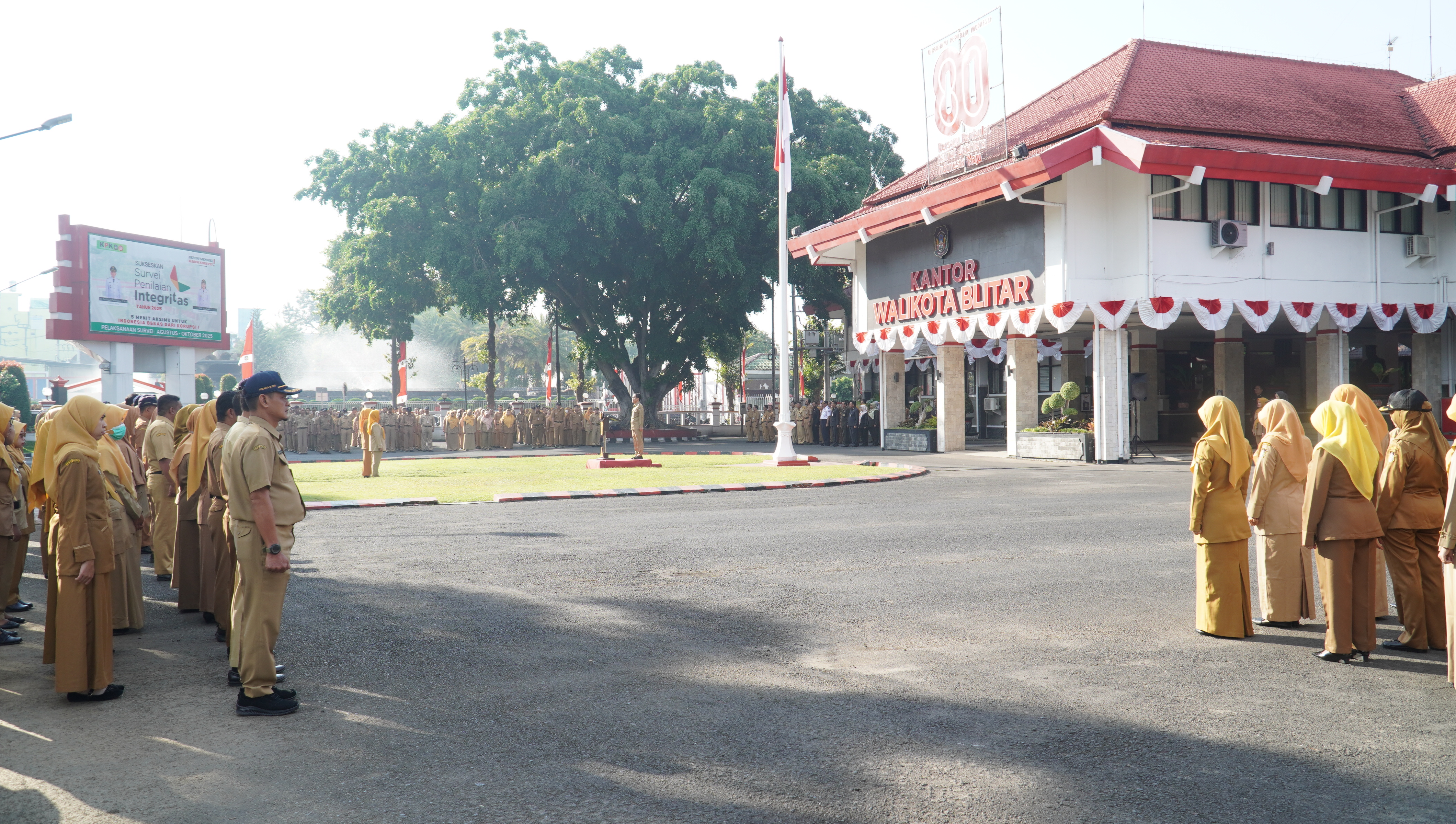 Agustus 2025-Apel Gabungan ASN Pemkot Blitar (Dinas Pendidikan)