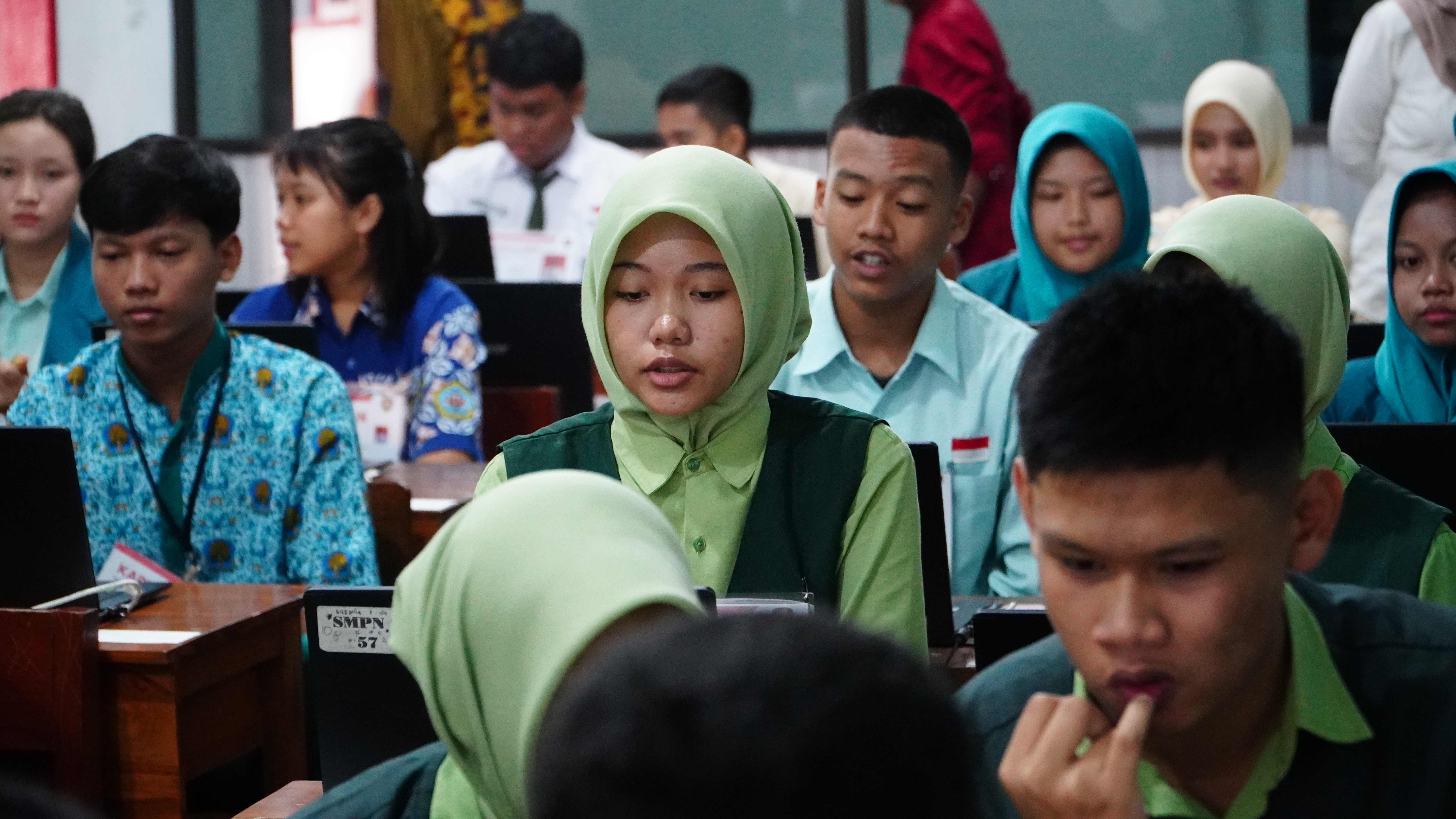 Tes TIU &amp;amp; TWK Calon PASKIBRAKA KOTA BLITAR 2025 di SMP 3 &amp;amp; SMP 7