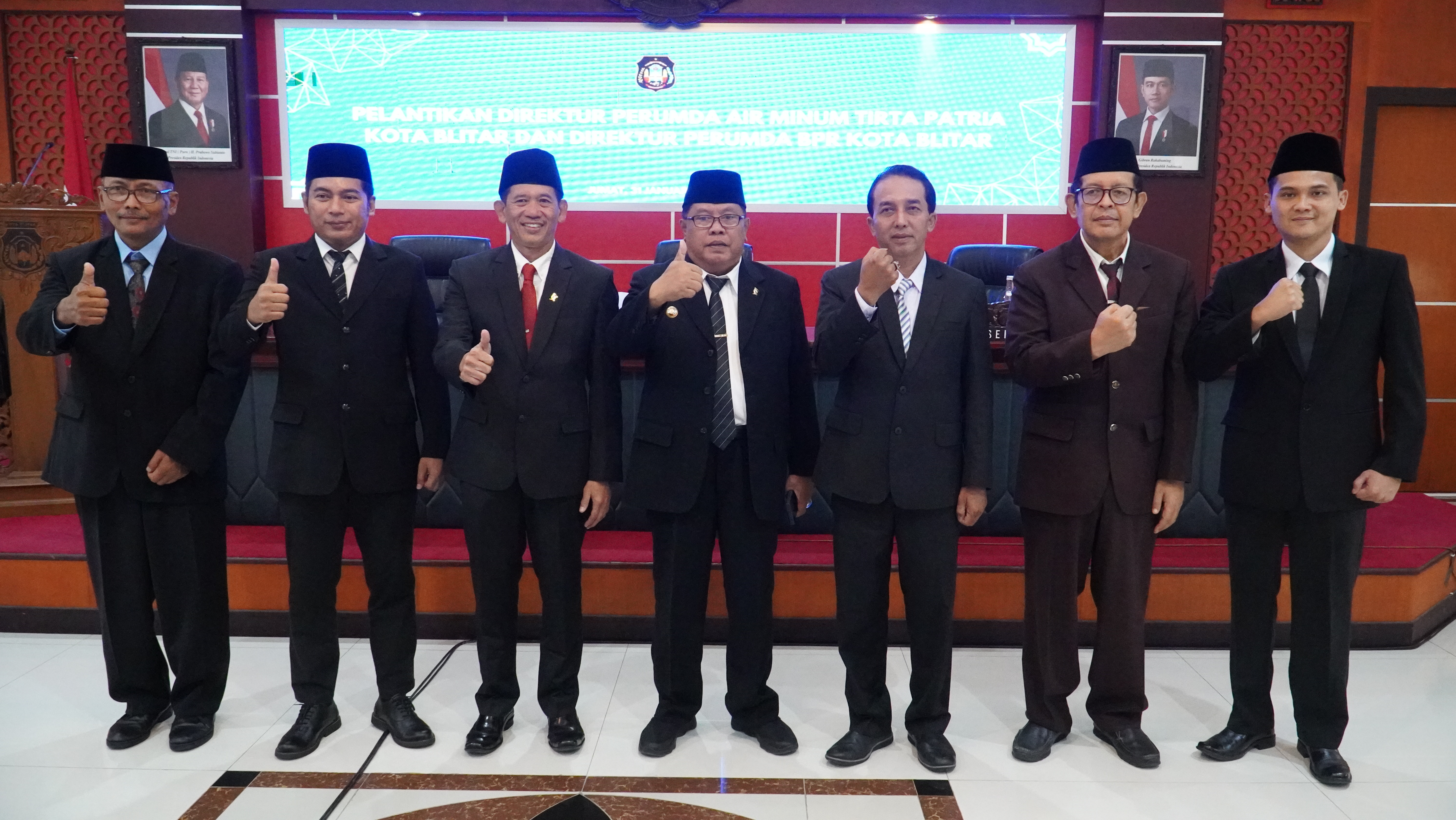 31 Januari 2025 - Pelantikan Direktur PERUMDA TIRTA PATRIA &amp;amp; Direktur Utama serta Anggota Direksi Perumda BPR Kota Blitar Tahun 2025