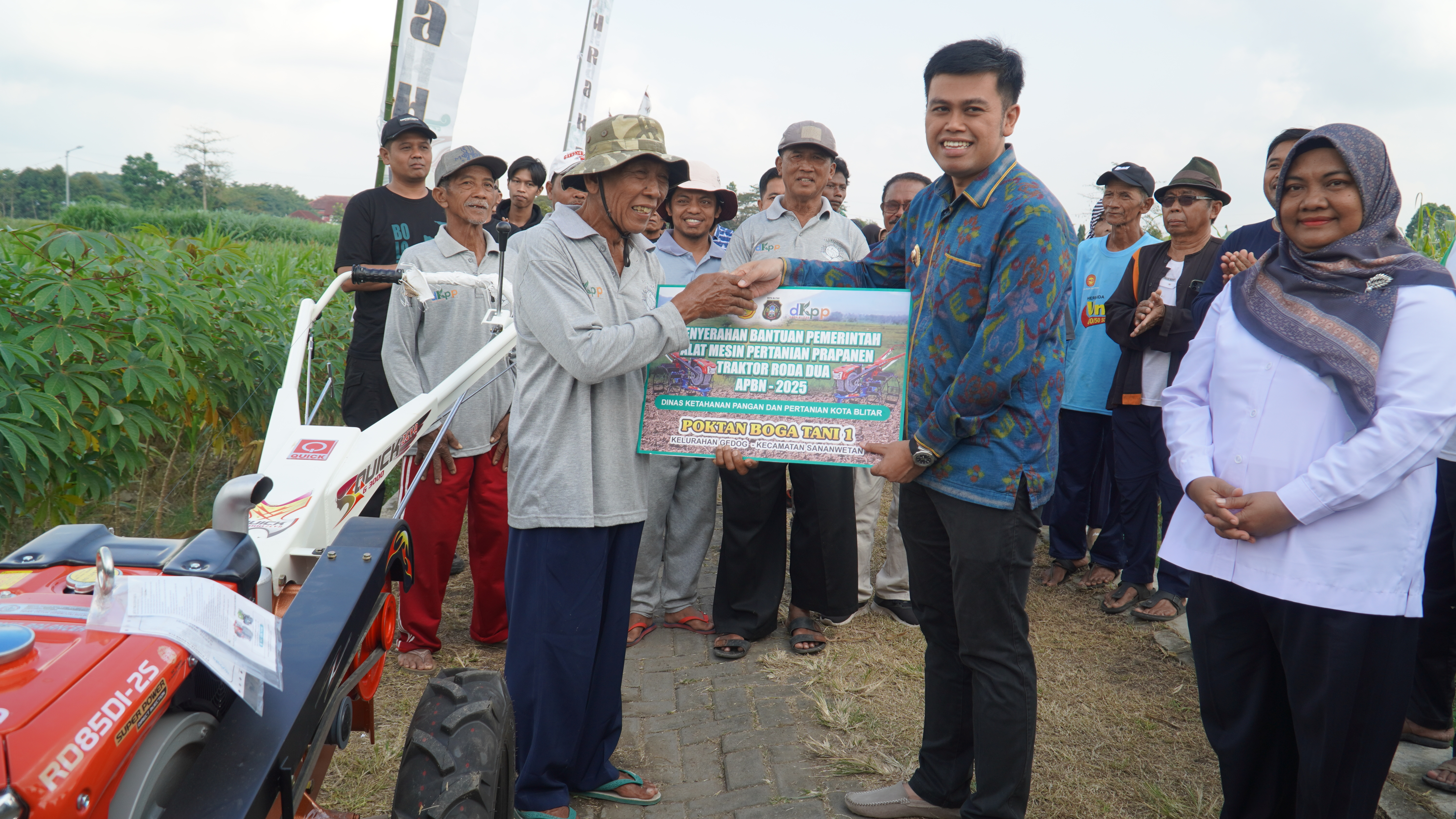 26 Juli-2025 Rembug Bolo Tani Bersama Mas Wali di Gubug Tani Poktan di Kelurahan Gedog