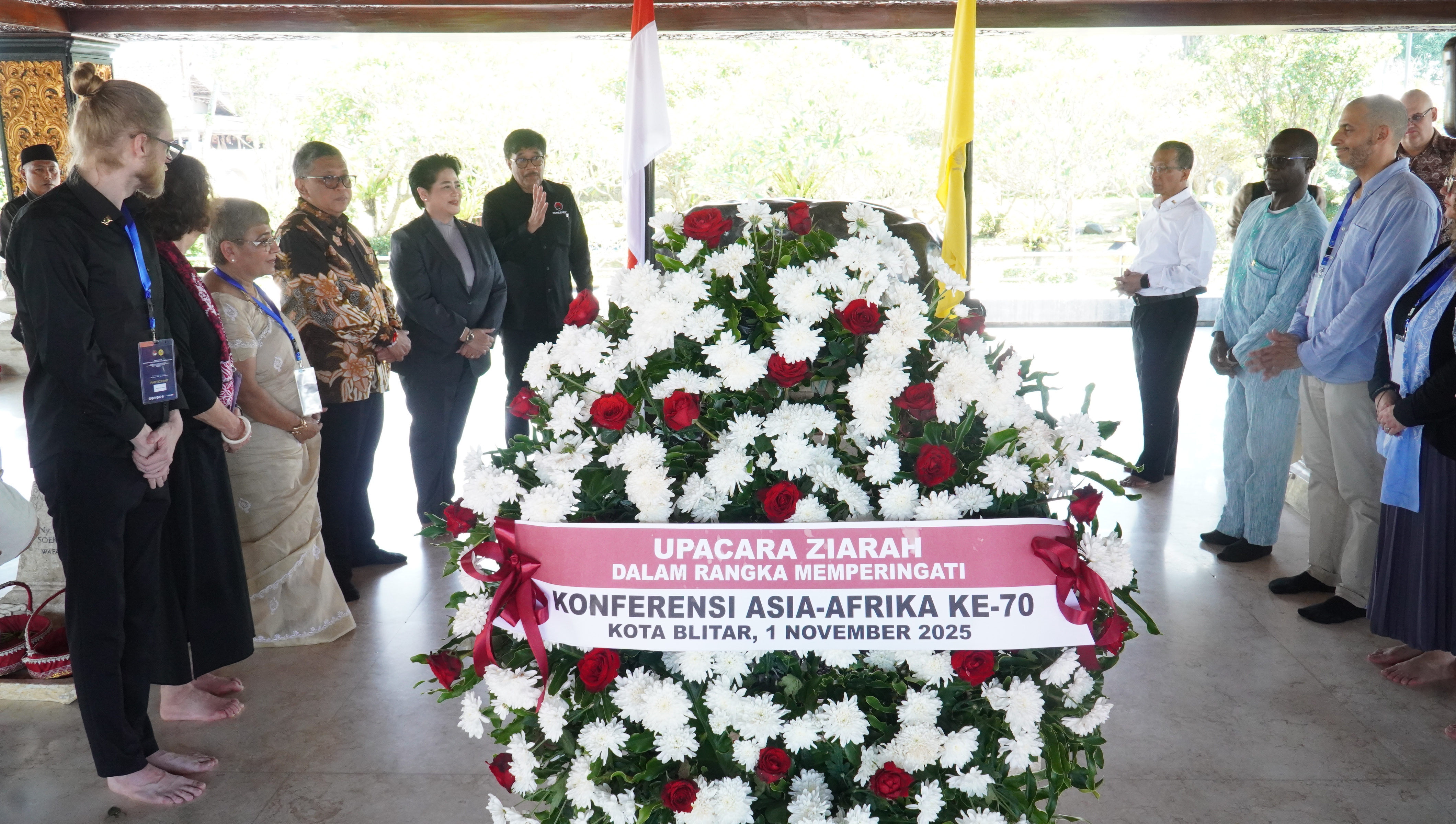 November 2025-Kunjungan  Ziarah DELEGASI KAA di Makam Bung Karno