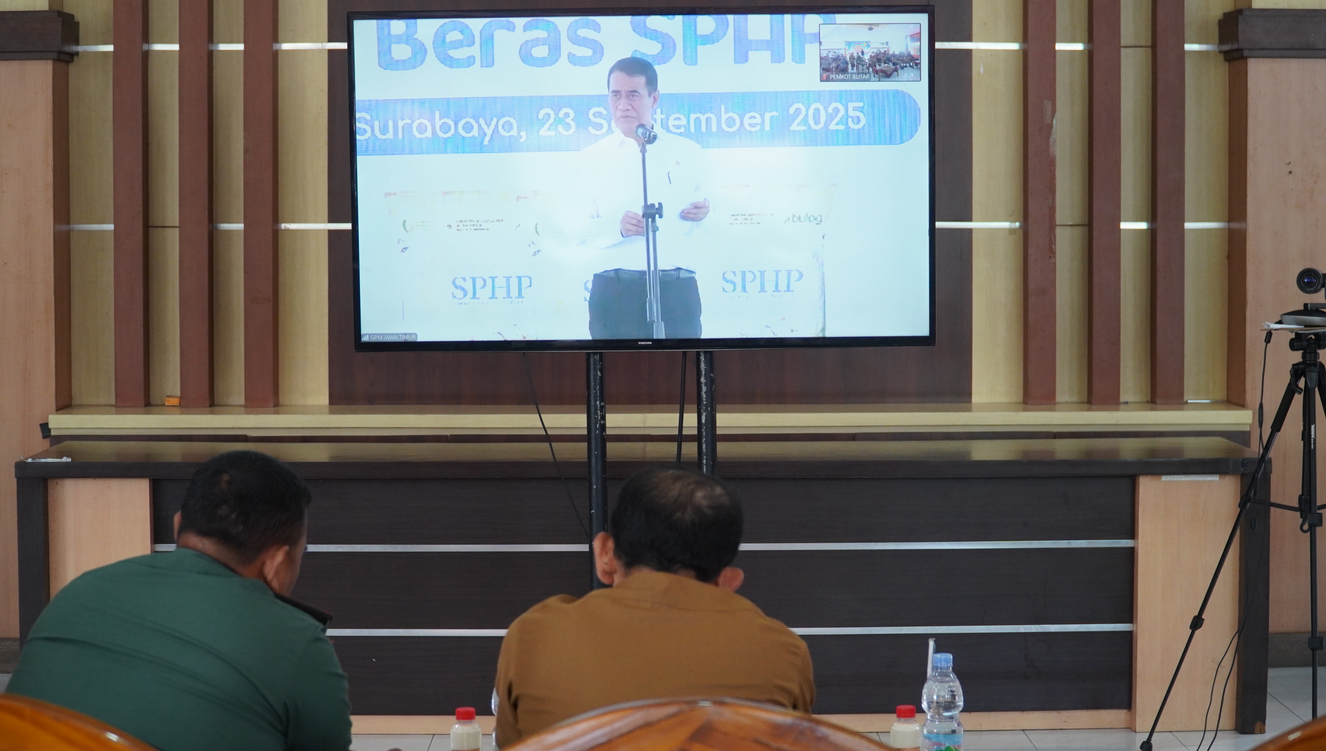 23 September 2025- Seremoni Vidio Conference Gerakan Pangan Murah (GPM) Serentak di Jawa Timur Tahun 2025