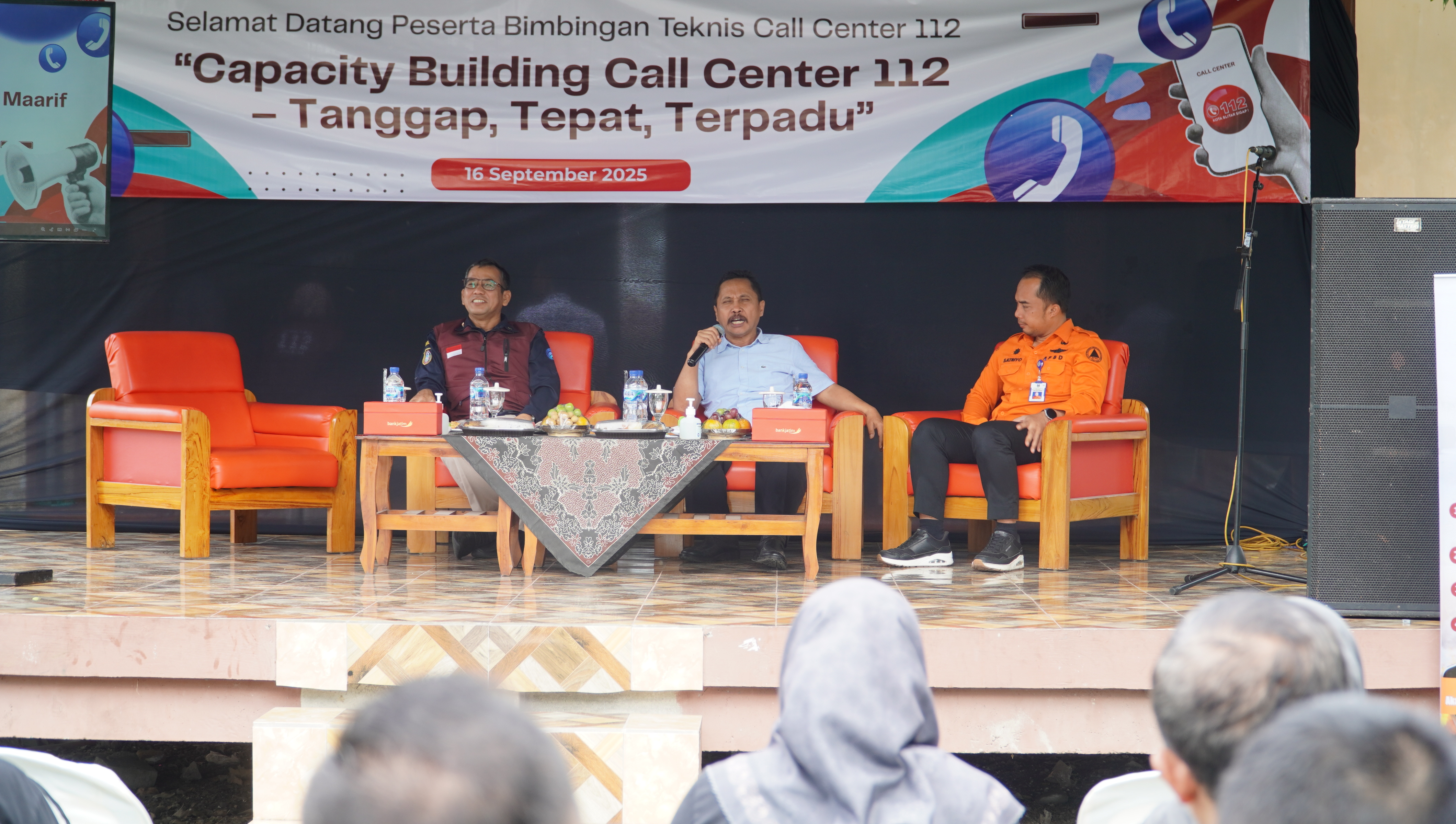 16 September 2025- BIMTEK CALL CENTER 112 di Kwarcab Gerakan Pramuka Kota Blitar