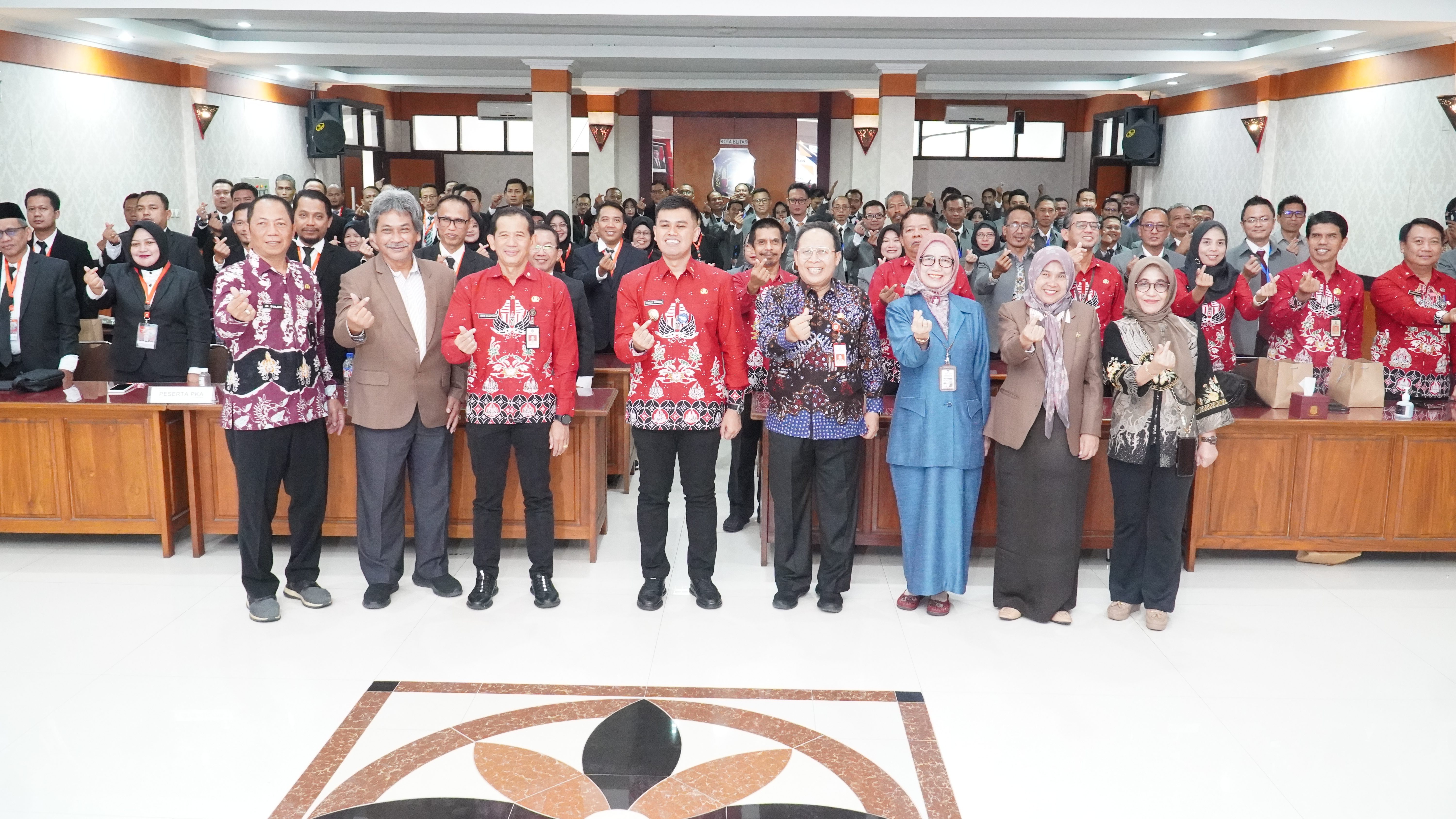 24 April 2025 - Penerimaan Studi Lapangan Pelatihan Kepemimpinan Administrator  (PKA) Angkatan II &amp;amp; III Tahun 2025 di Ruang Sasana Praja