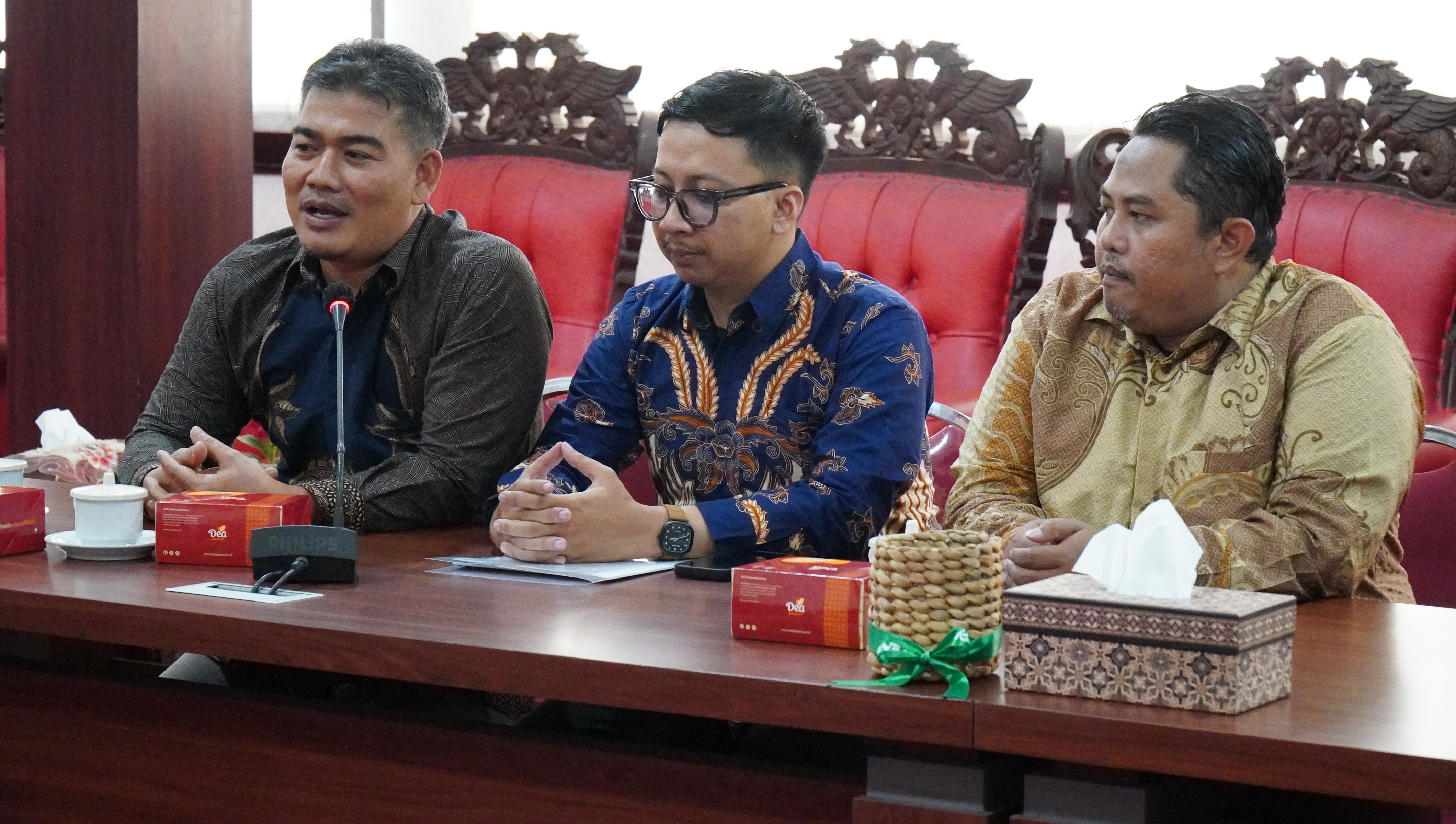 Audensi dengan JAWA POS