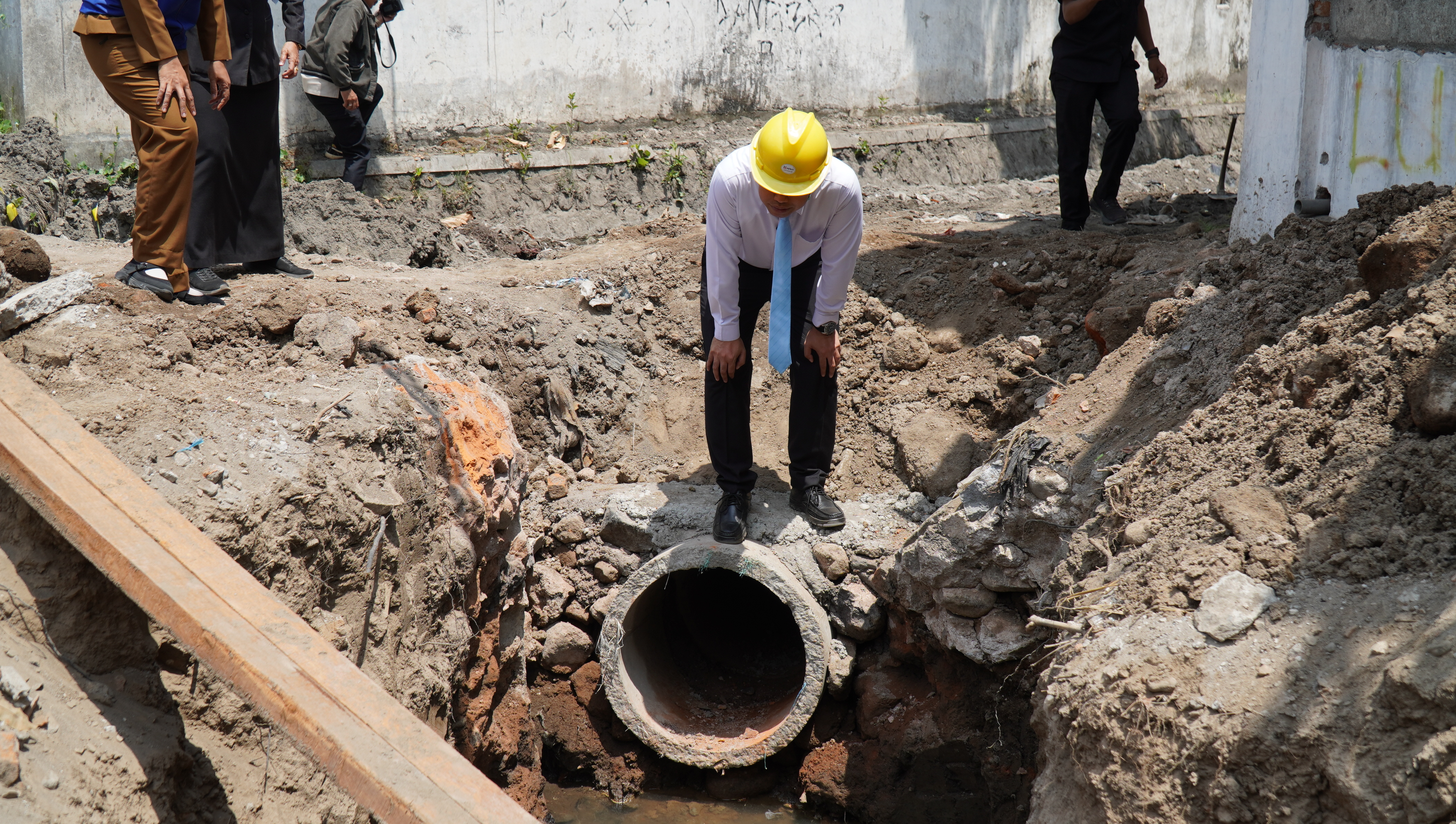 7 September - 2026 Monitoring Proyek Pembanguna Saluran Air di Jl.Hasanudin