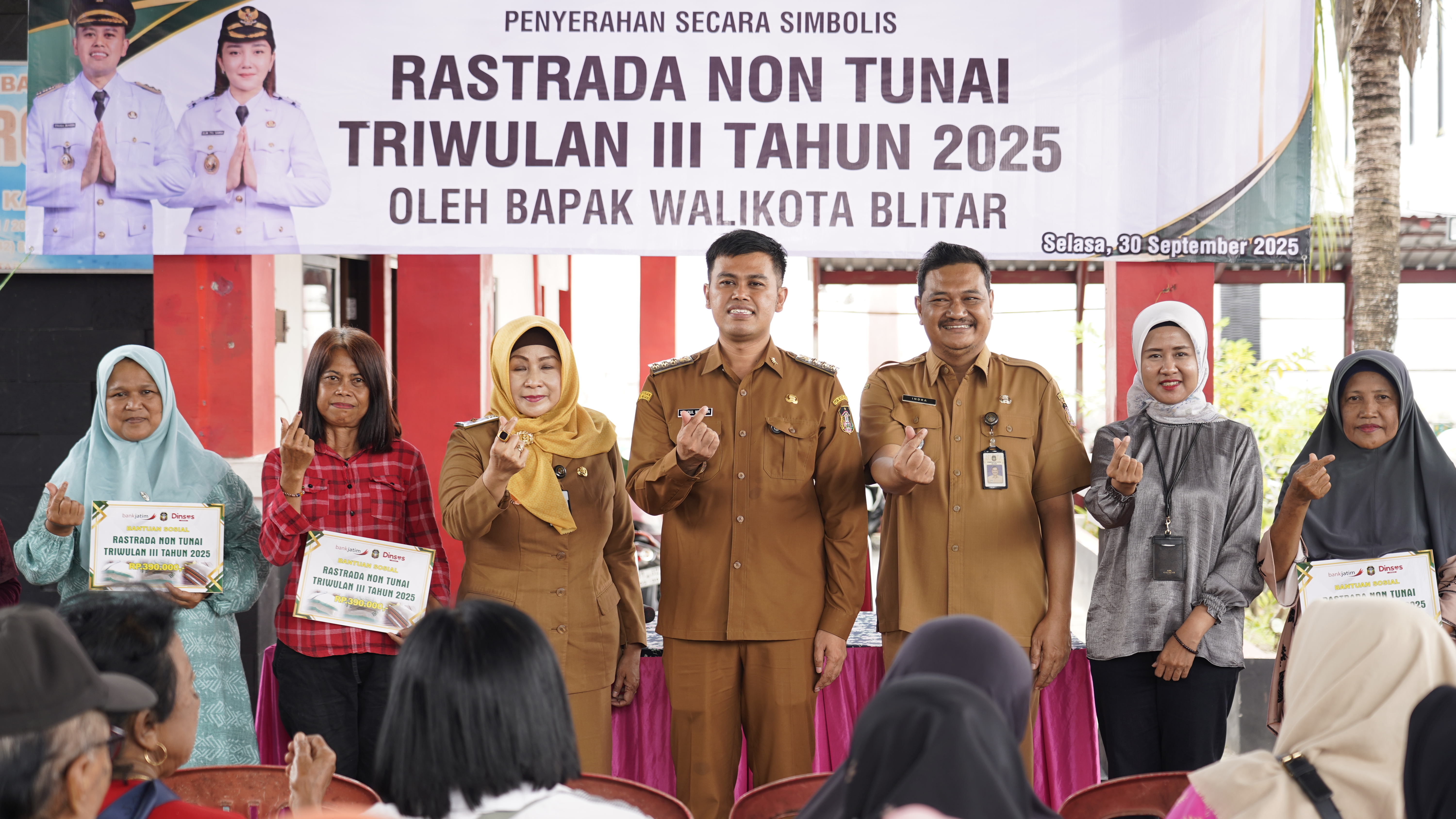 30 September 2025- Penyaluran RASTRADA NON TUNAI 3wulan Tahun 2025 (Kel.Rembang, Kel.Blitar, Kel.Kauman)