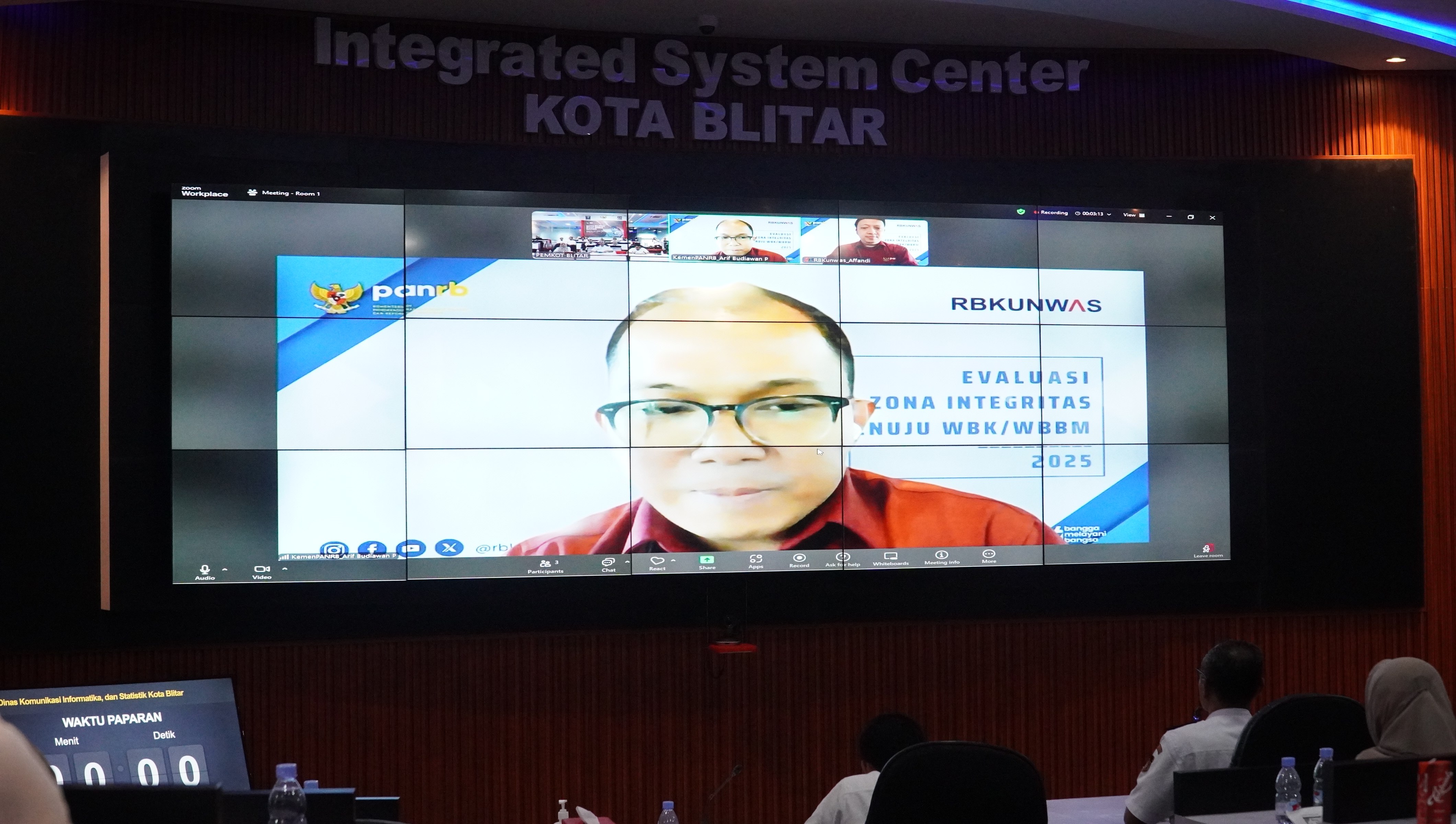 27 Agustus 2025-Evaluasi Zona Integritas Menuju WBK WBBM 2025 (Kec.Sananwetan)