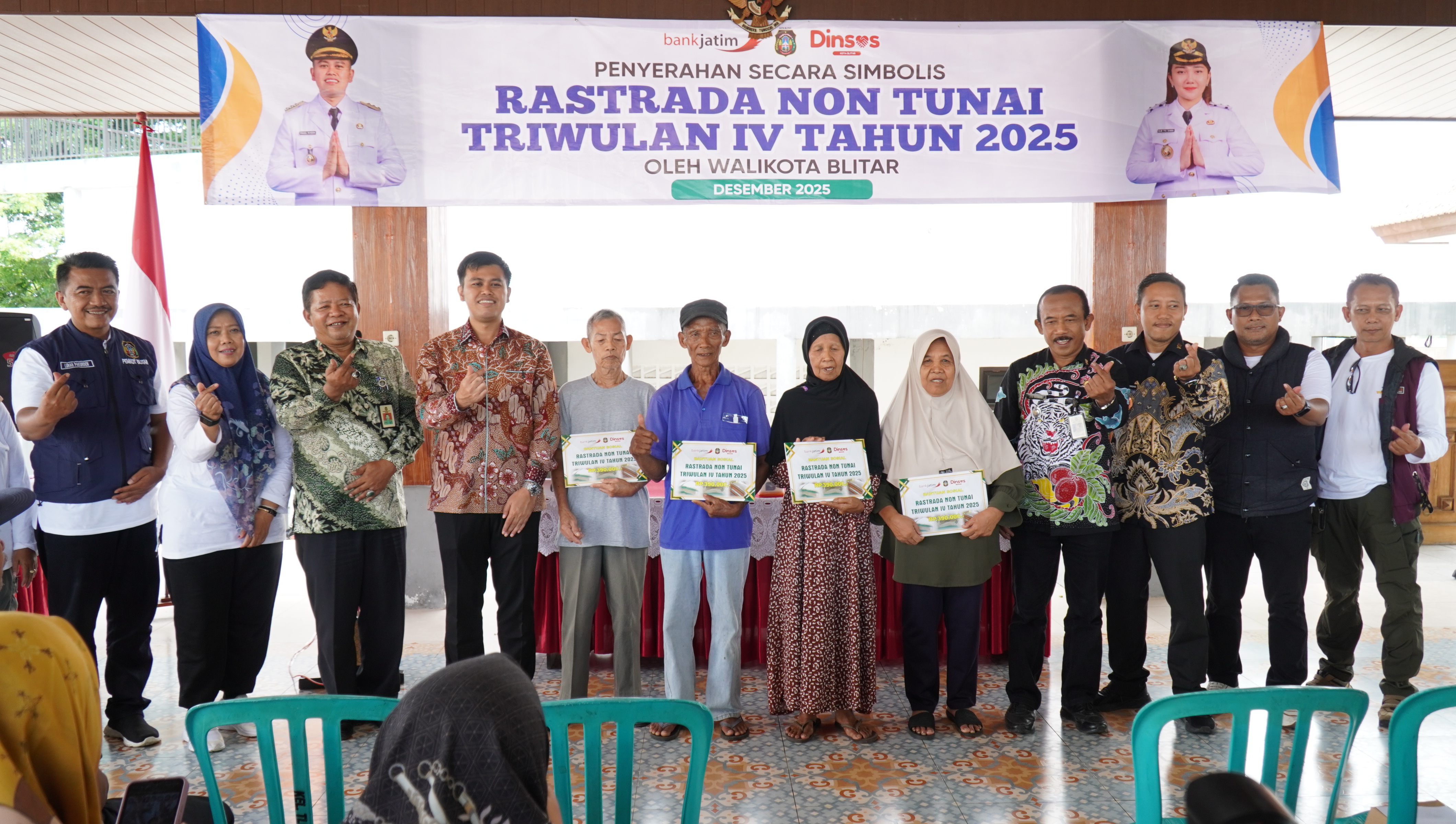 5 Desember 2025 - Penyerahan RASTRADA Tahap IV di Kel.Sananwetan, Kel.Sentul, Kel.Tlumpu