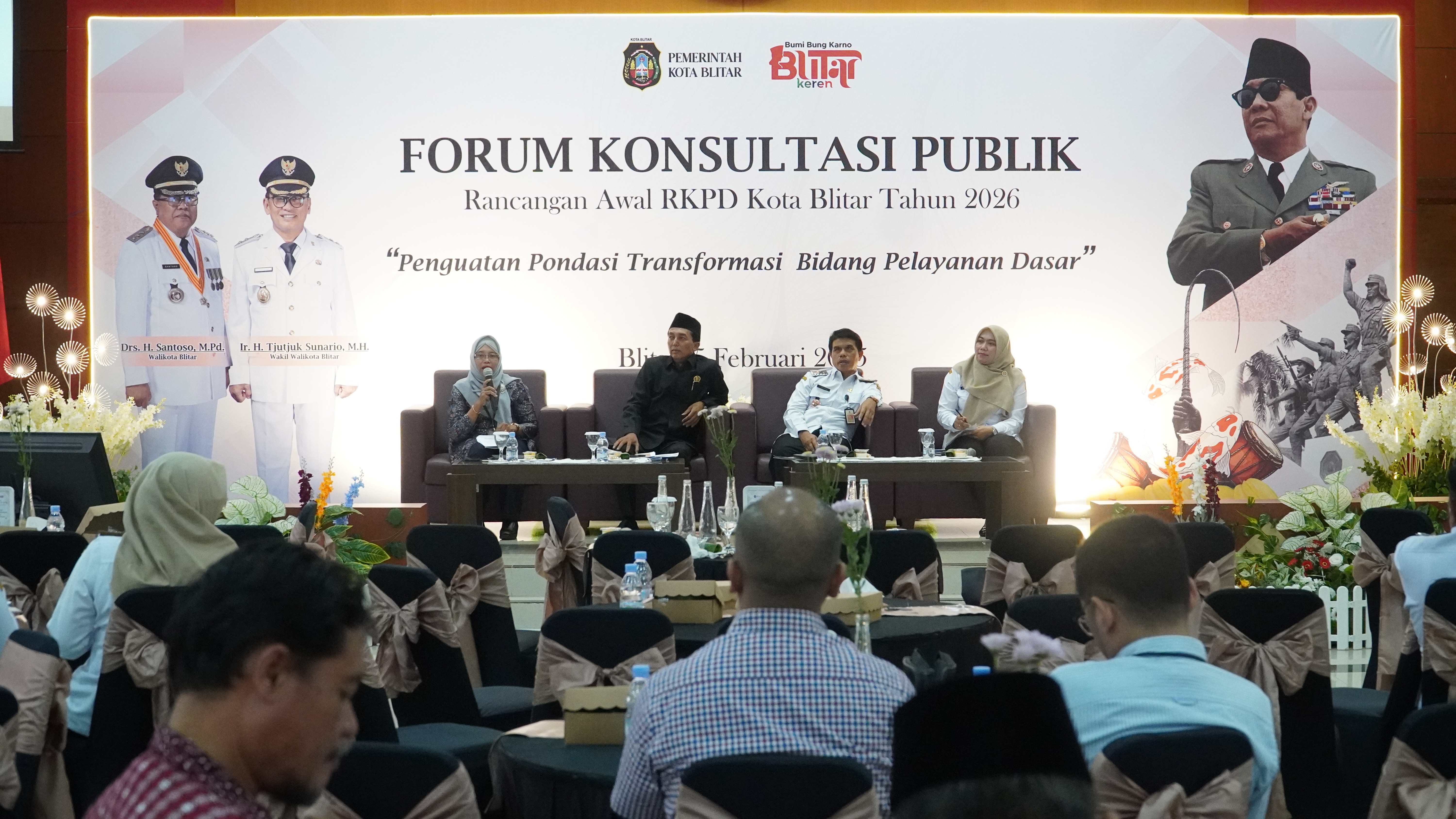 5 Februari 2025 - Pembukaan Forum Konsultasi Publik (FKP) Rancangan Awal RKPD Kota Blitar Tahun 2026