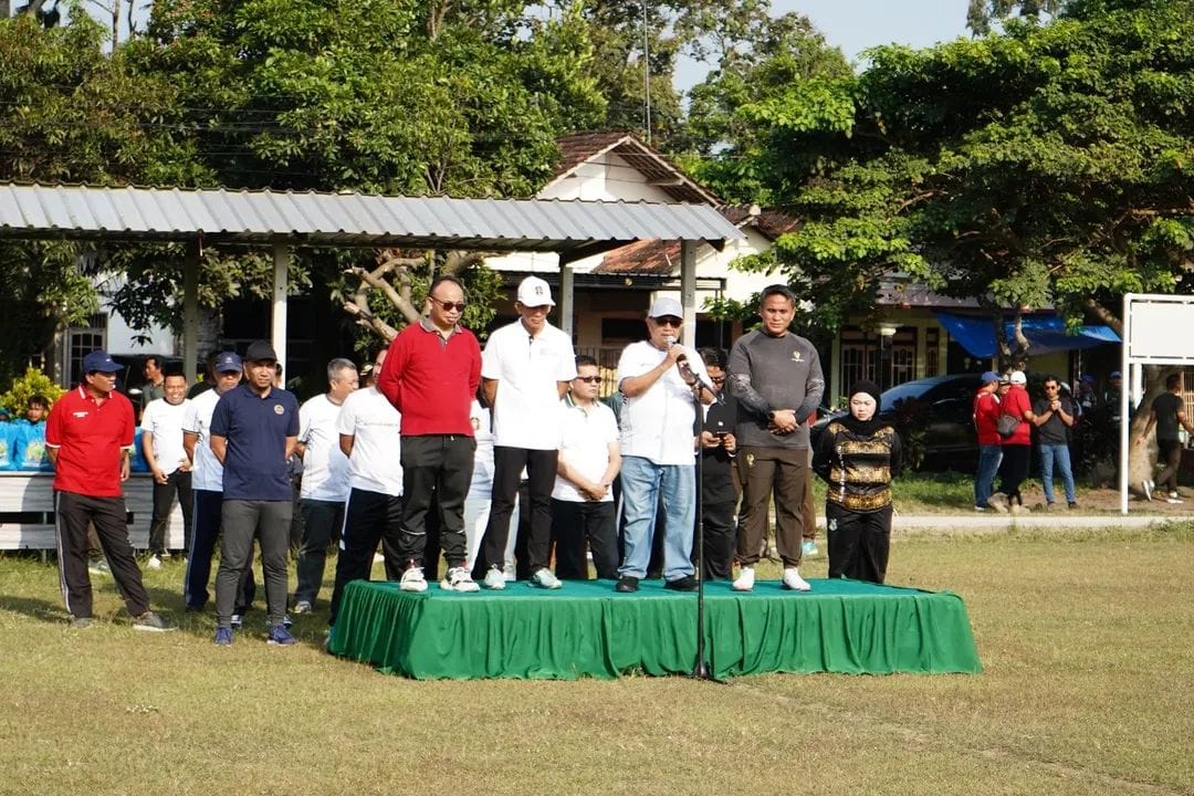 10 Oktober 2025-Senam &amp;amp; Penanaman Pohon bersama Kodim 0808 Blitar di Lahan Ketahanan Pangan KompiProduksi Kodim 0808 Dandong Srengat