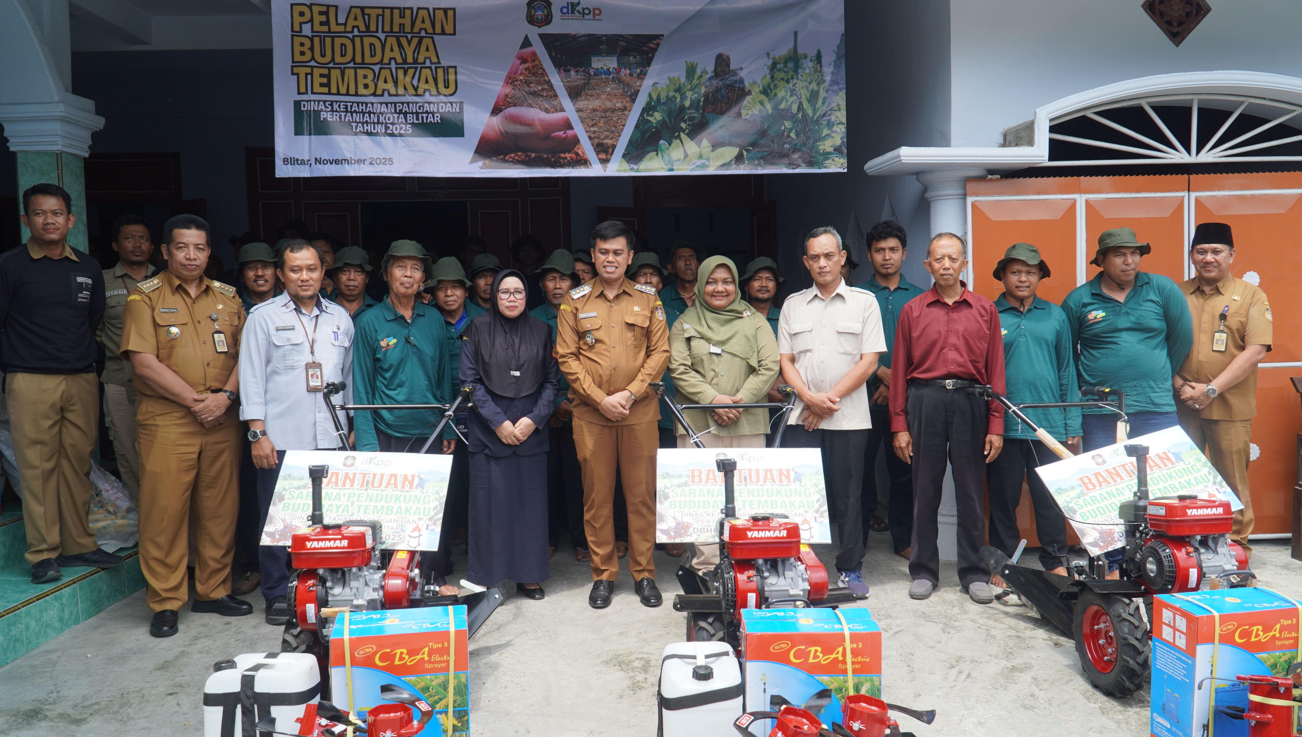 11 November 2025 - Pembukaan Pelatihan Budidaya Tanaman Tembakau di Rumah Bapak H.Buchori Kelurahan Ngadirejo