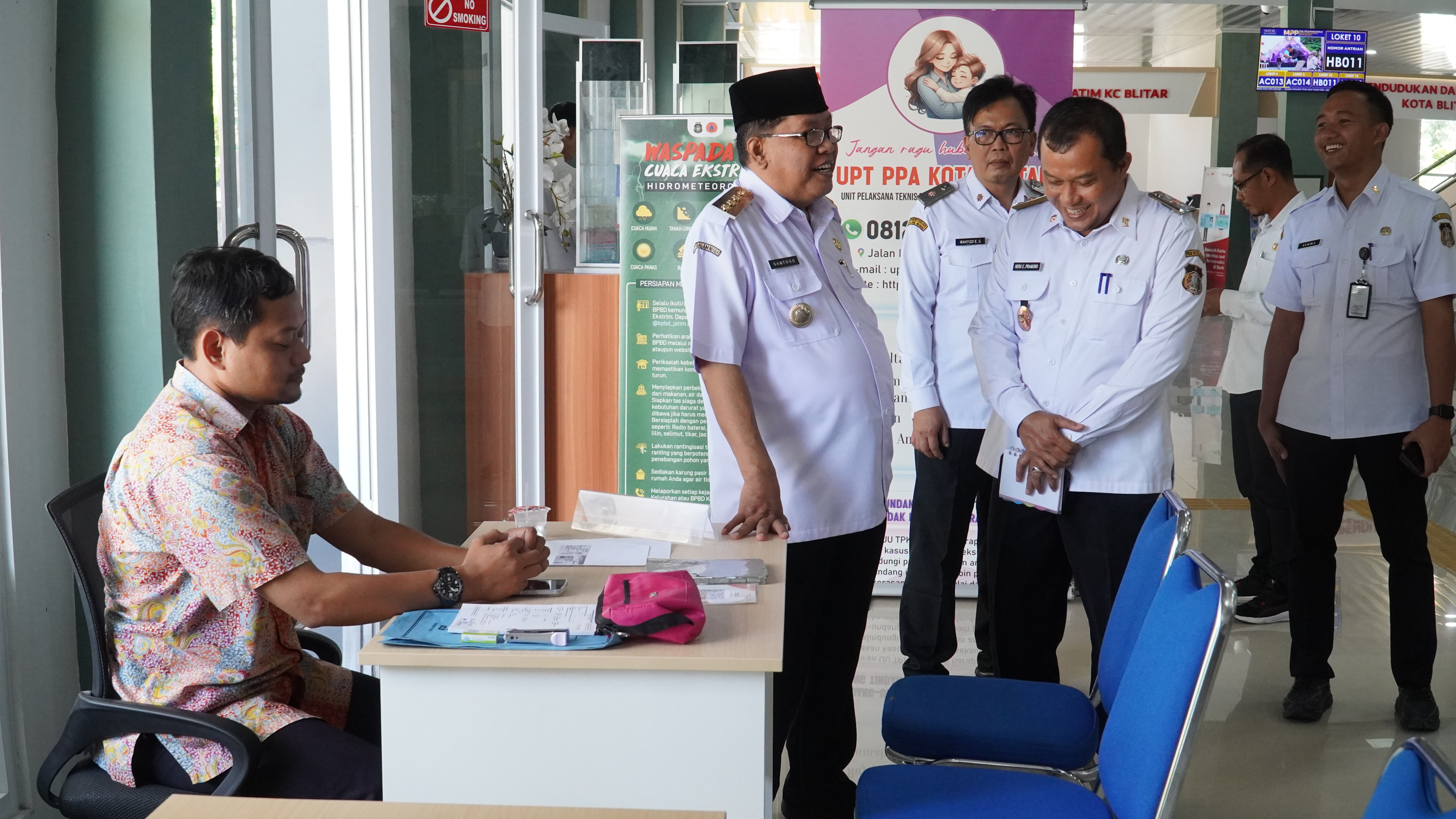 5 Februari  2025 - Peninjauan MALL PELAYANAN PUBLIK Kota Blitar di JL. Cokroaminoto
