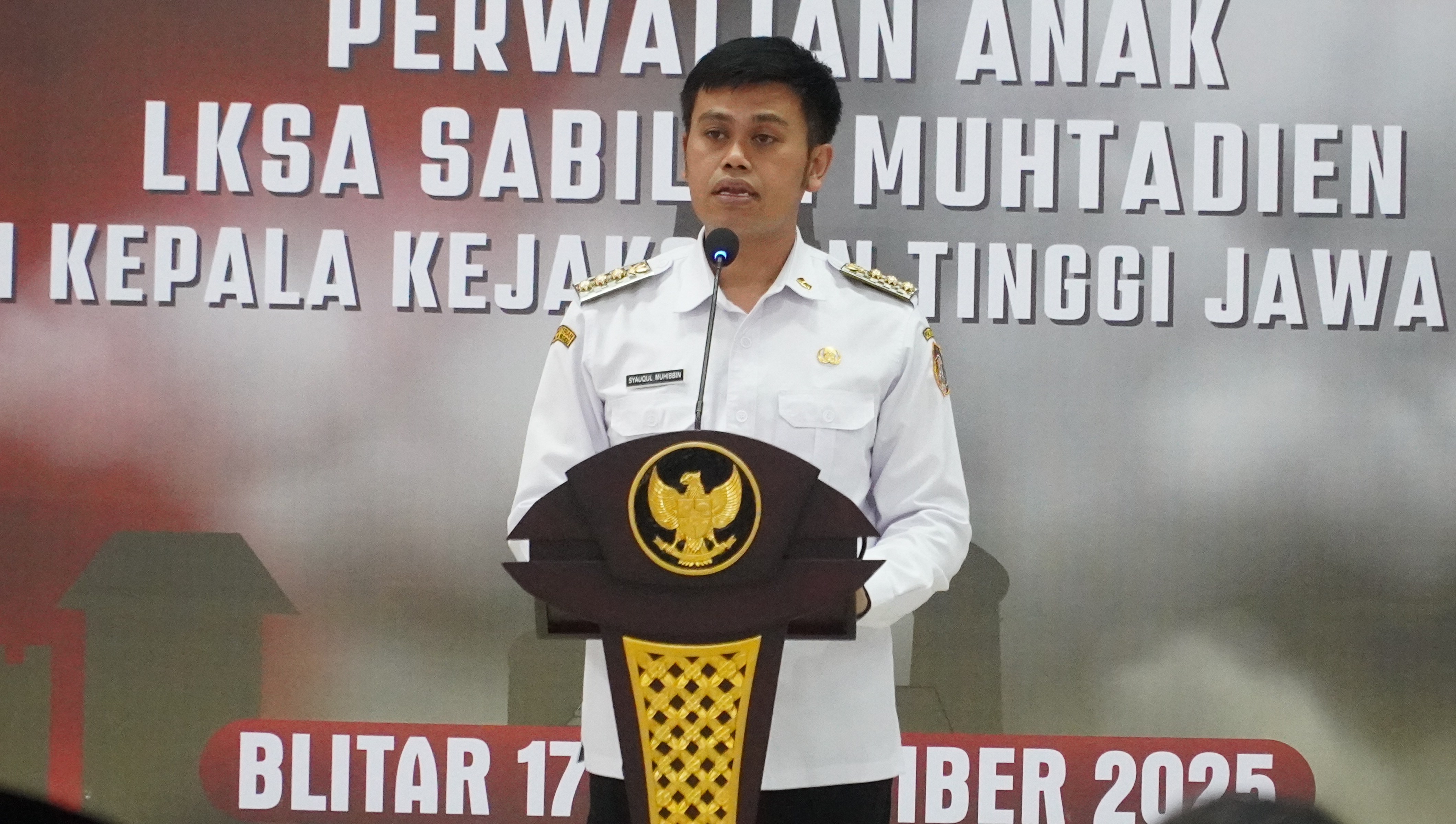 17 September 2025-Penyerahan Penetapan Perwalian Anak LKS Sabillul Muhtadien oleh Kajati Jatim kepada Wali Kota Blitar
