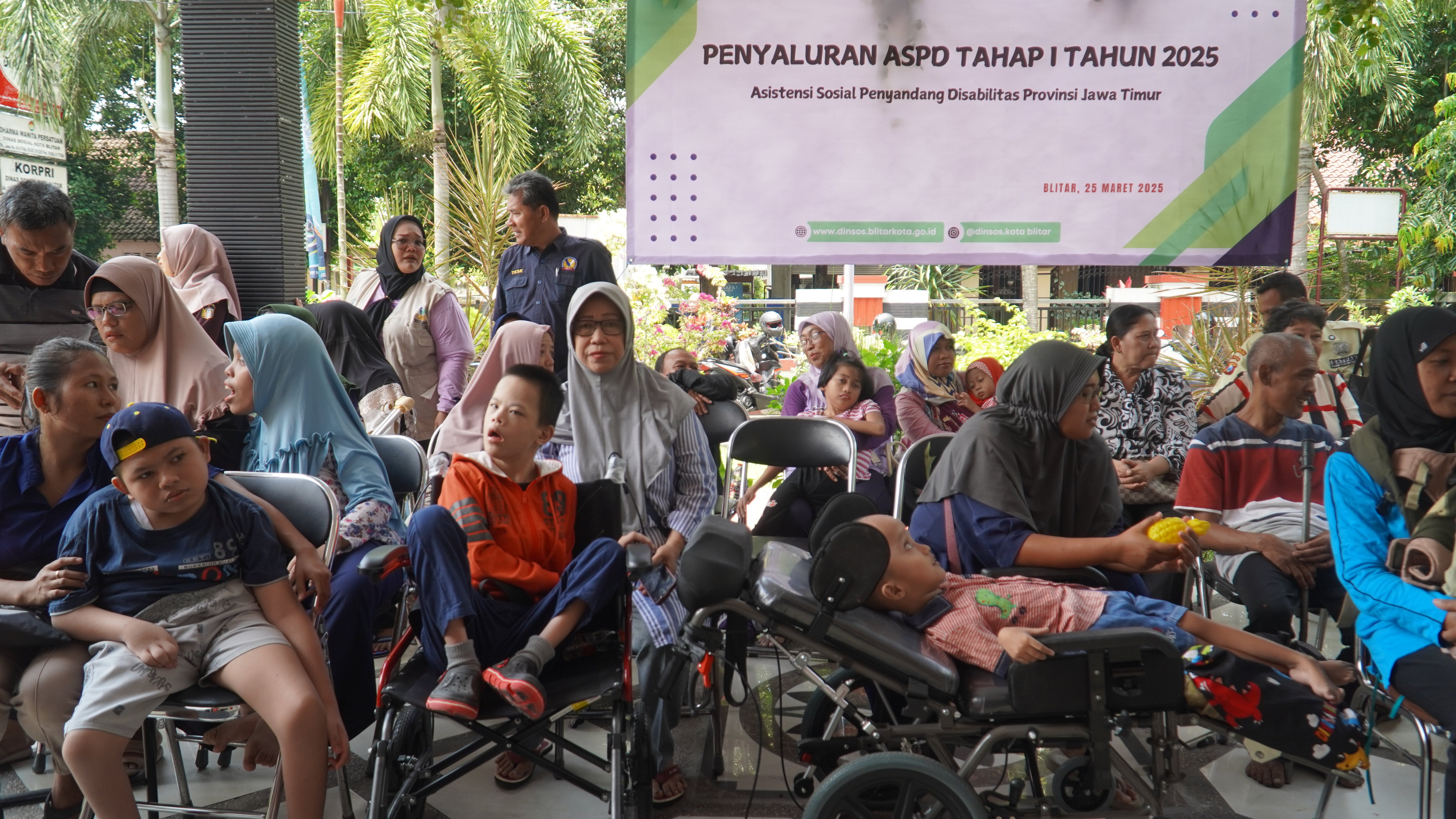 25 Maret 2025 - Penyerahan Asistensi Sosial Penyandang DISABILITAS tahap 1