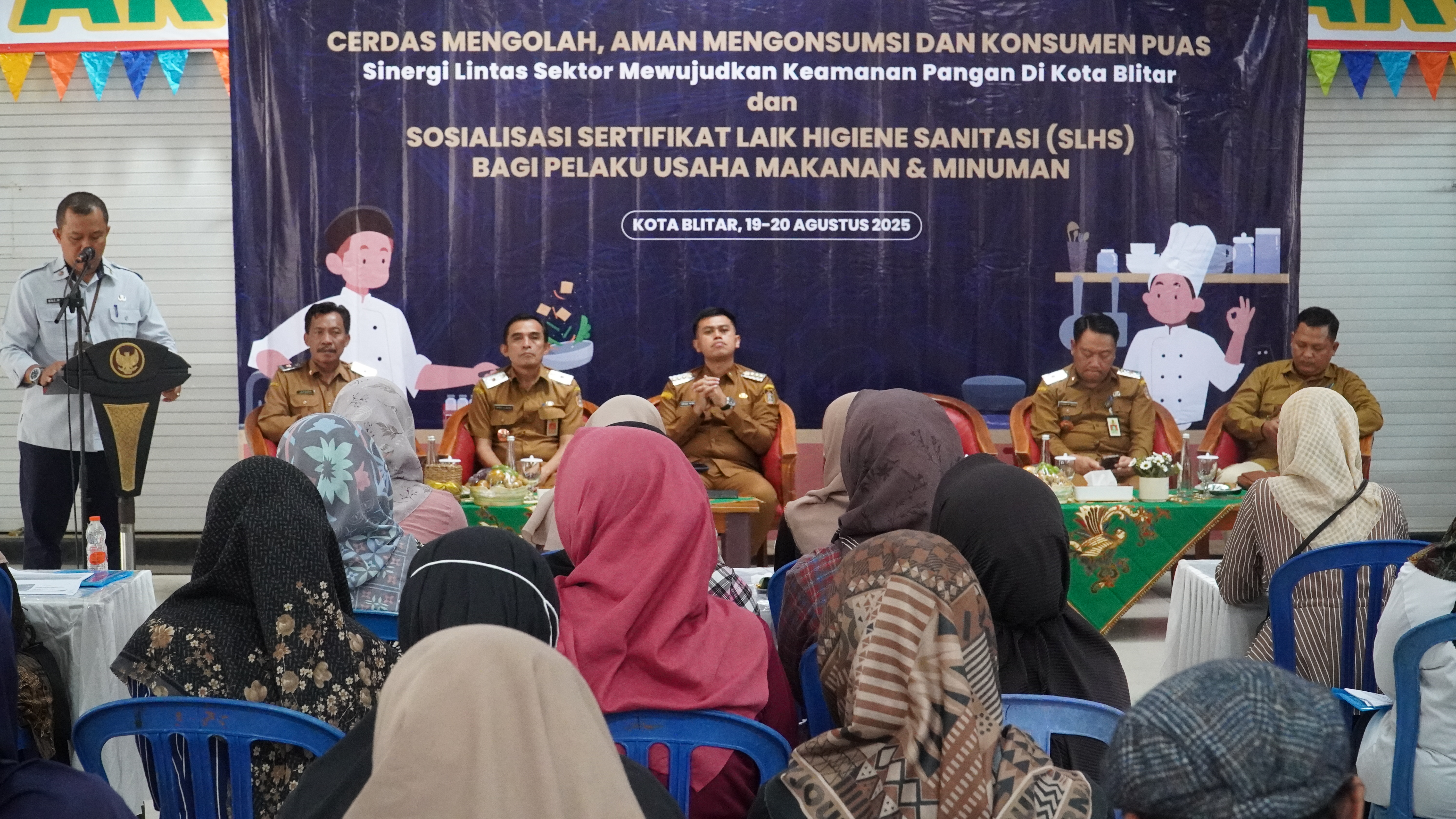 19 Agustus 2025-Sosialisasi Kepada Pelaku Usaha di lantai 2 Pasar Legi