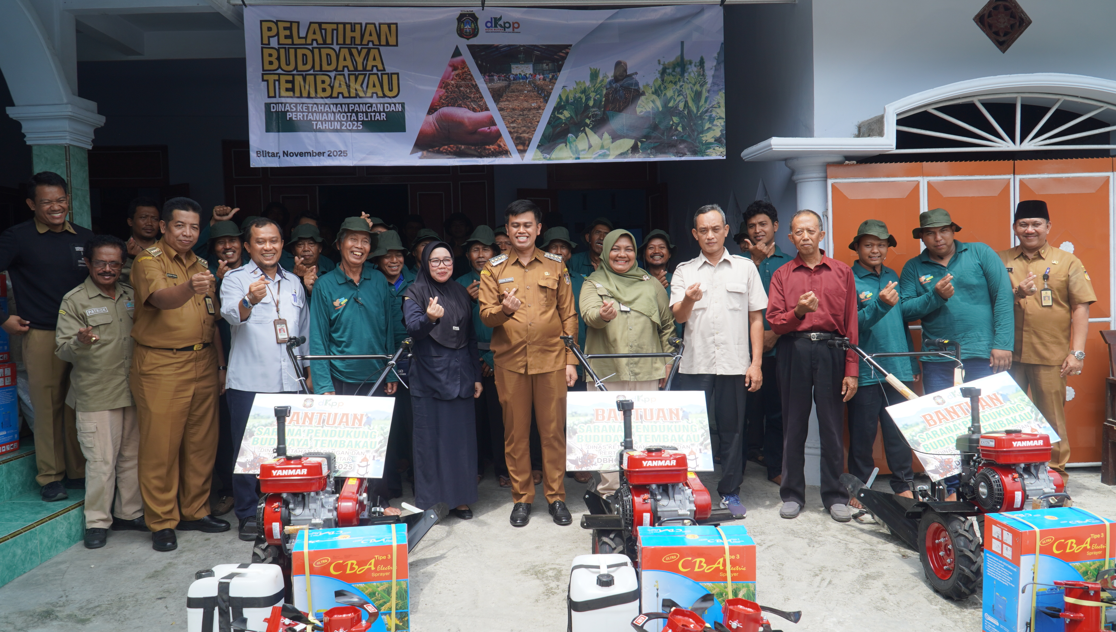 11 November 2025 - Pembukaan Pelatihan Budidaya Tanaman Tembakau di Rumah Bapak H.Buchori Kelurahan Ngadirejo