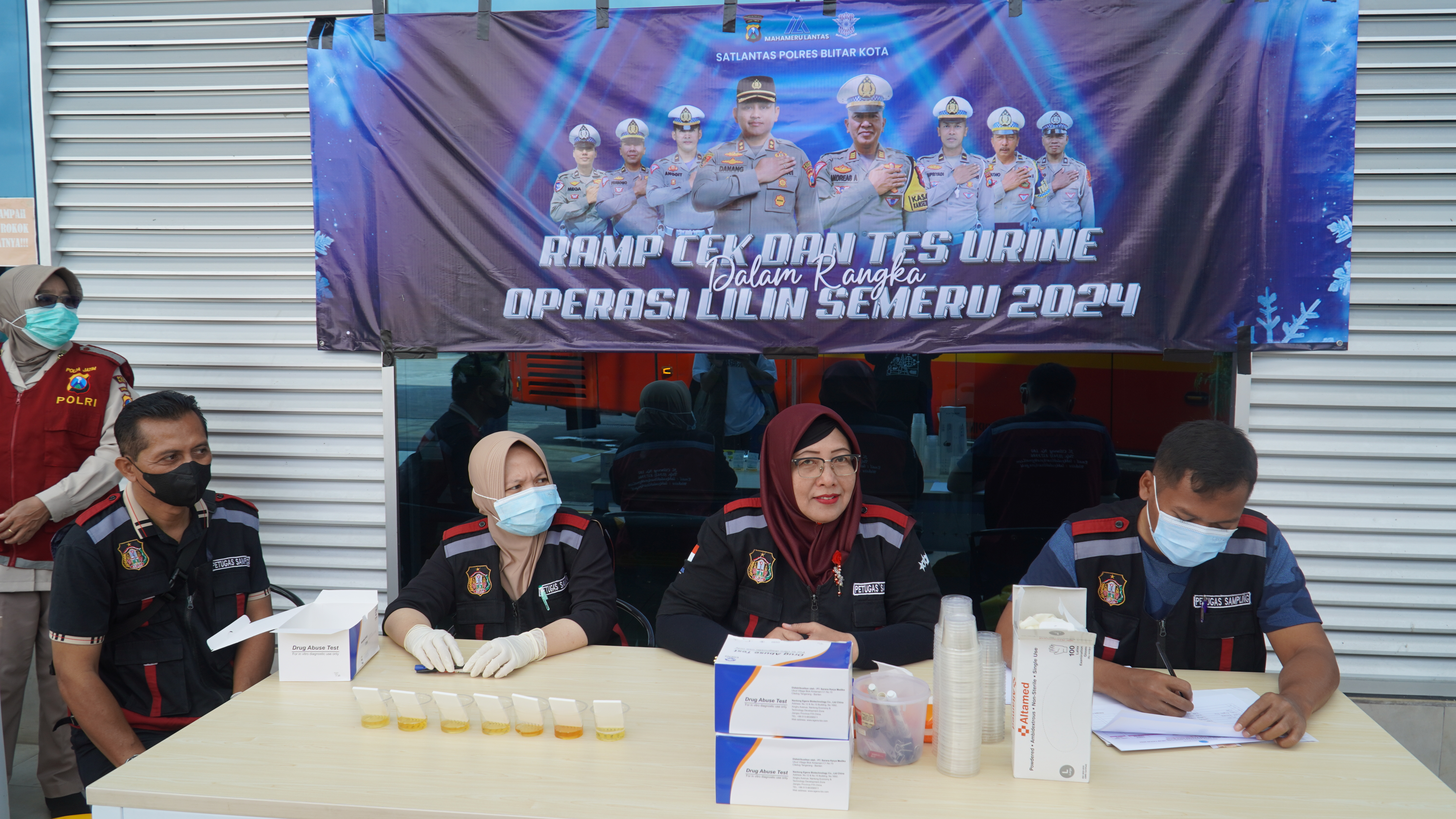 20 Desember 2024 - Peninjauan Tes Urien bagi Awak Kendaraan Angkutan Umum di TerminalType -A PATRIA Kota Blitar
