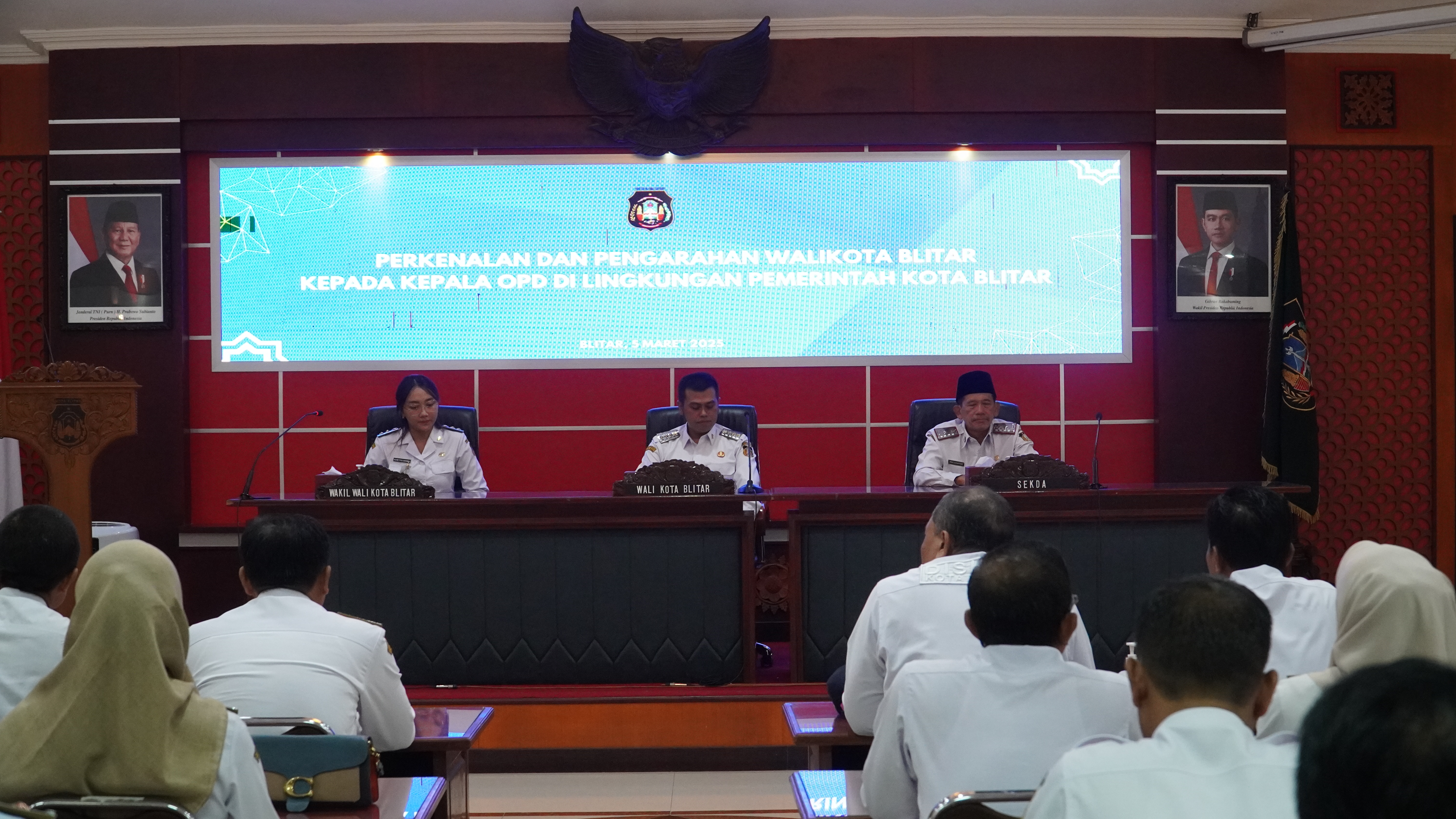 5 Maret 2025 -  Perkenalan &amp;amp;amp; Pengarahan Walikota Blitar kepada Kepala OPD