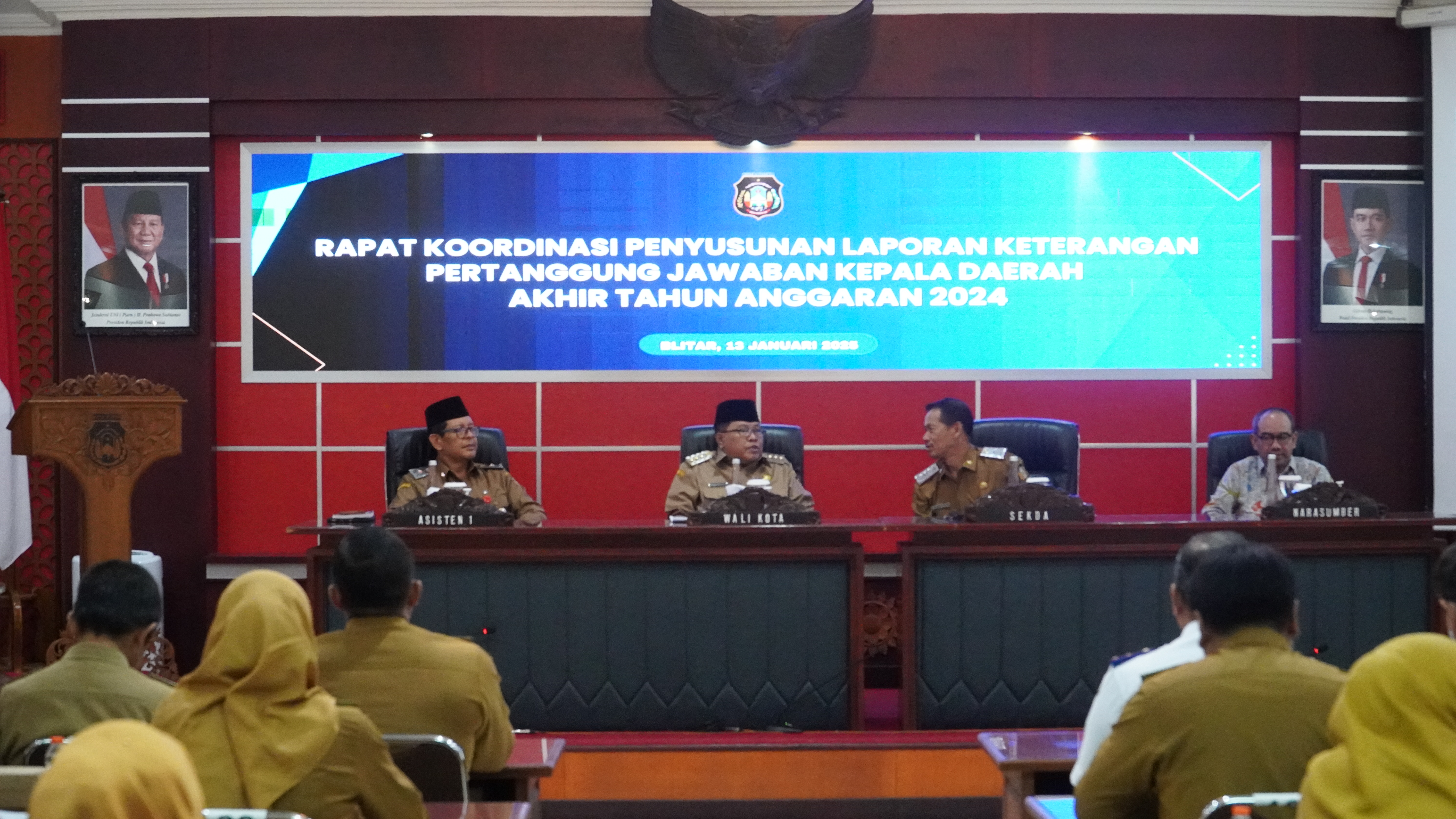 13 Januari 2025 - Rakor Penyusunan Laporan Keterangan Pertanggungjawaban Kepala Daerah Ahkir Tahun Anggaran 2024