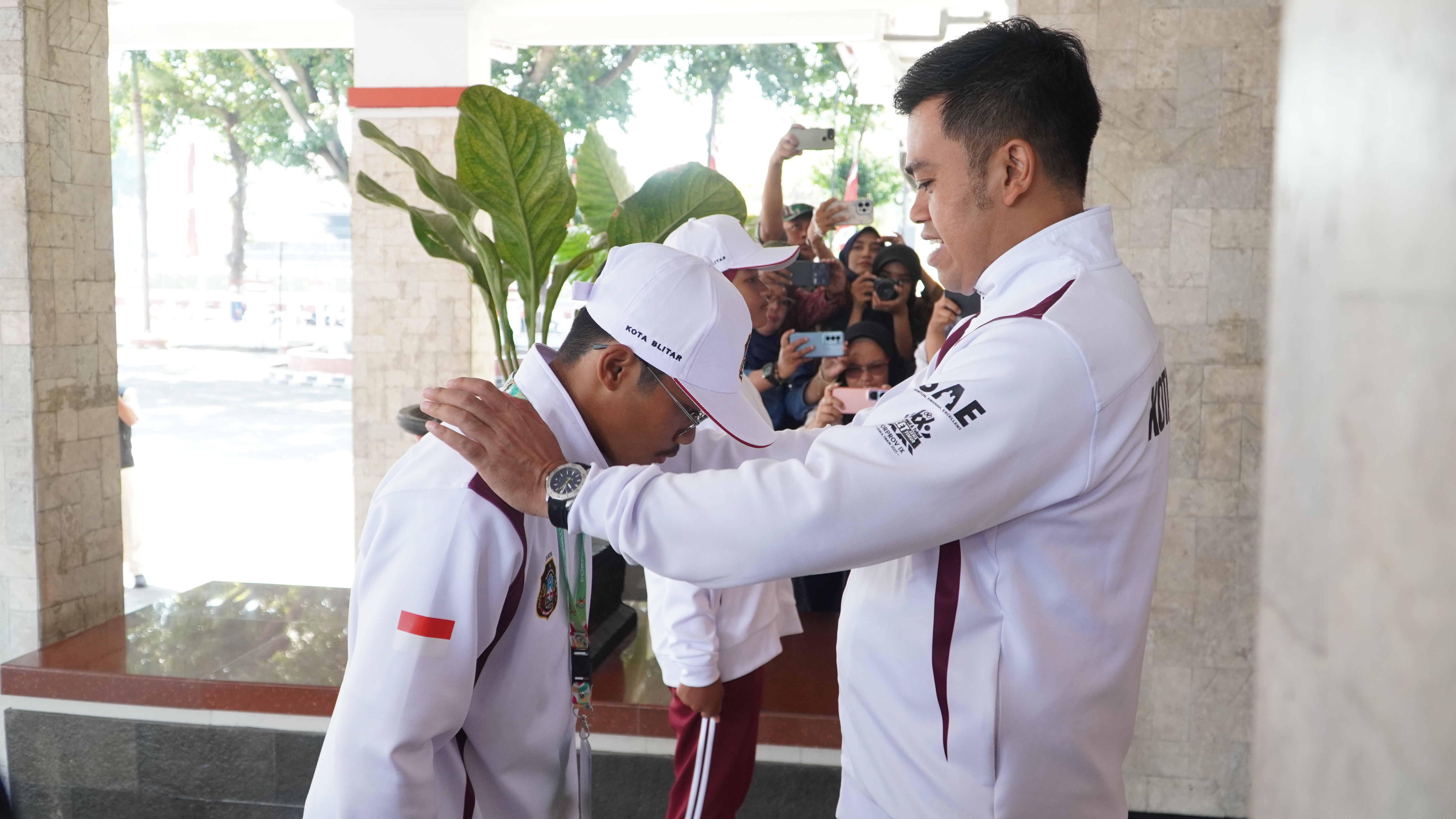 23 Juni 2025 - Pemberangkatan Kontingen Kota Blitar menuju Porprov Jatim IX 2025 di Halaman Kantor Walikota